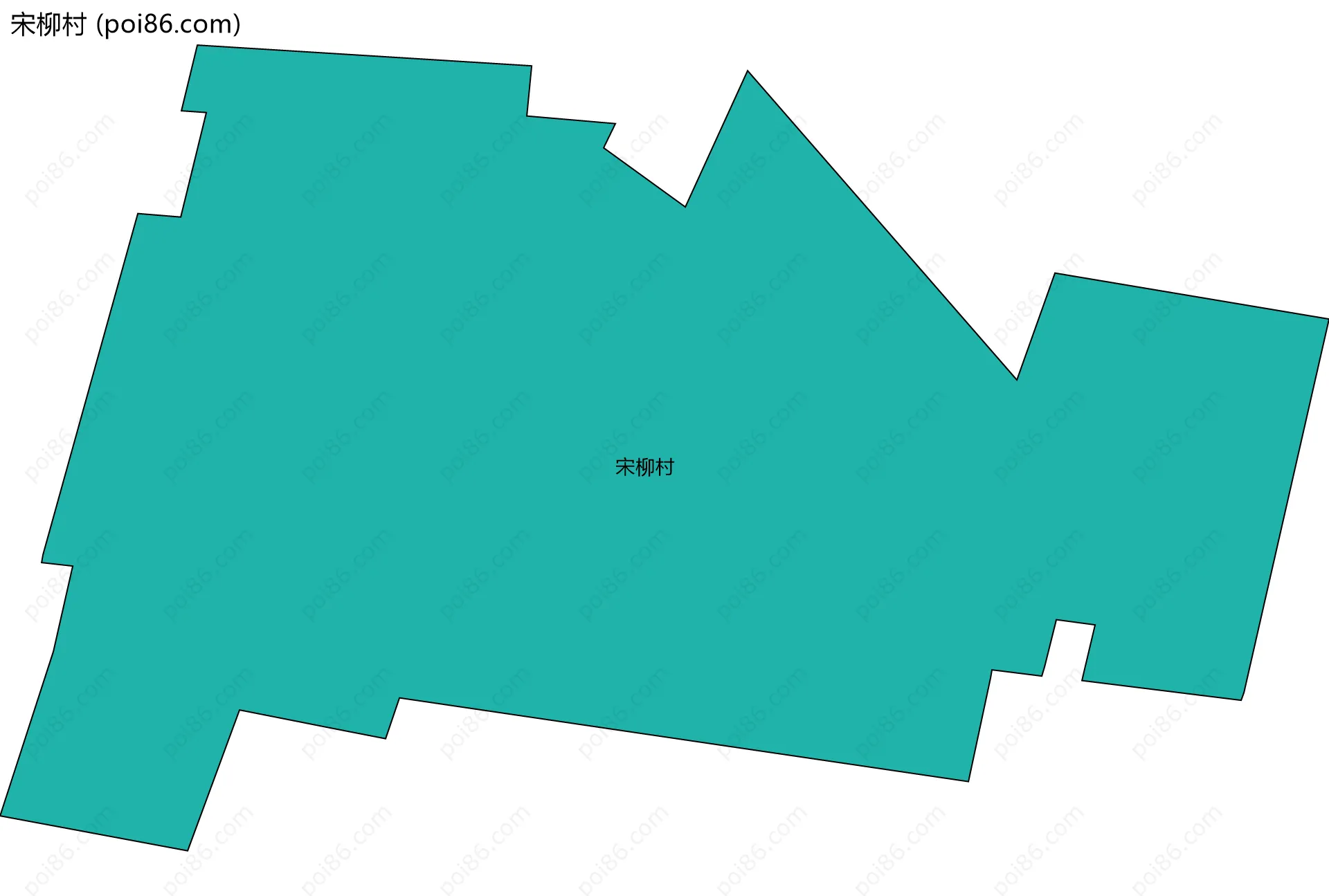 宋柳村边界地图