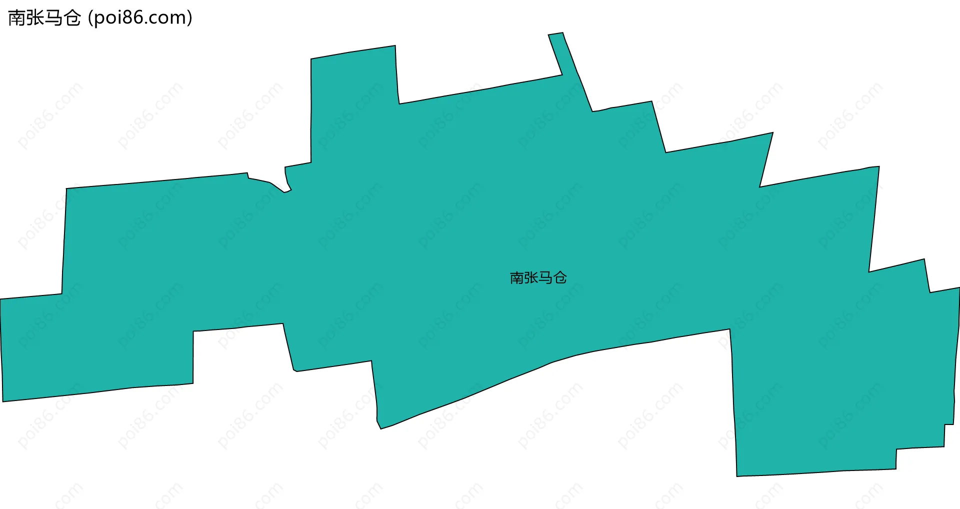 南张马仓边界地图