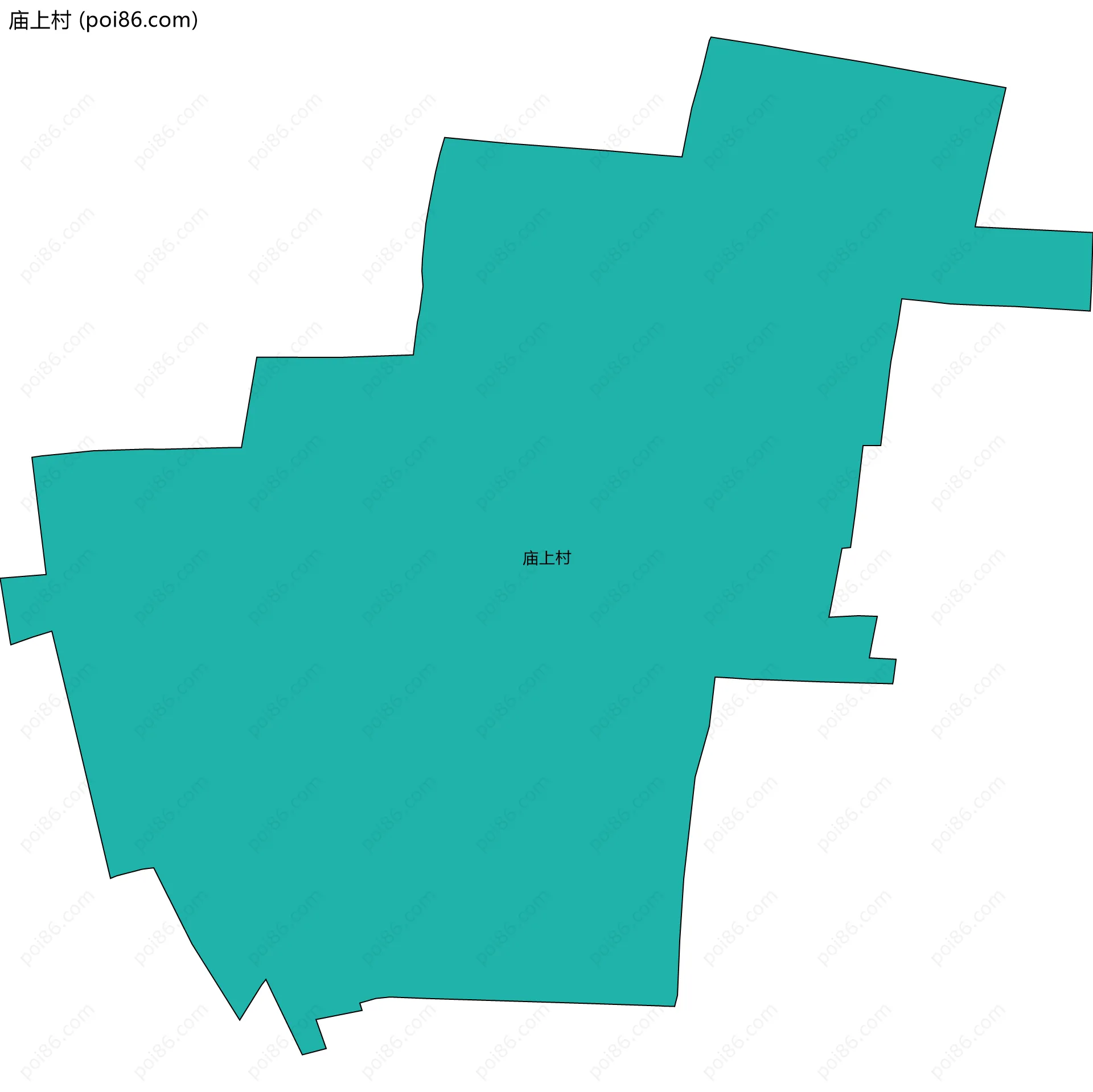 庙上村边界地图