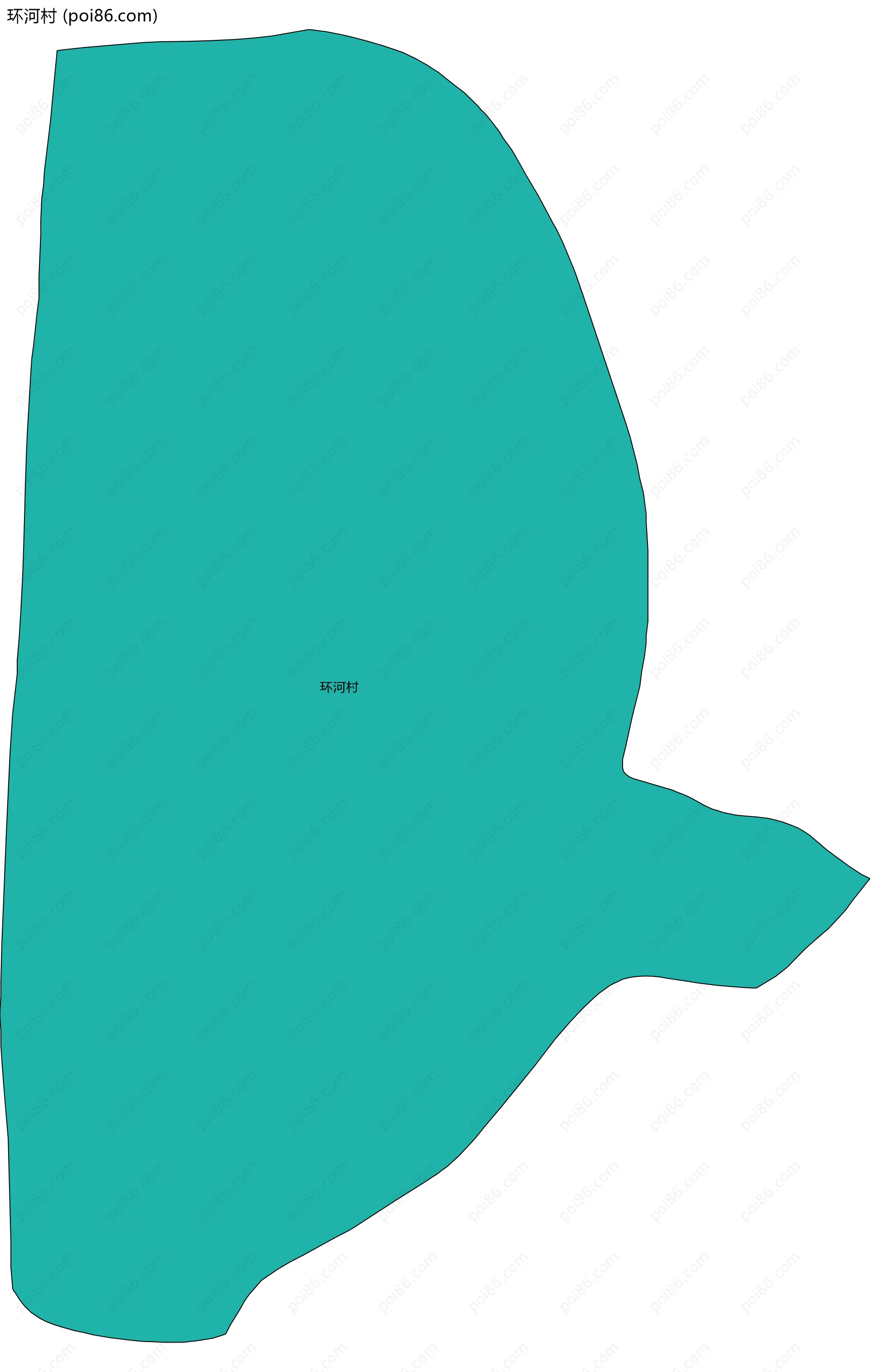 环河村边界地图