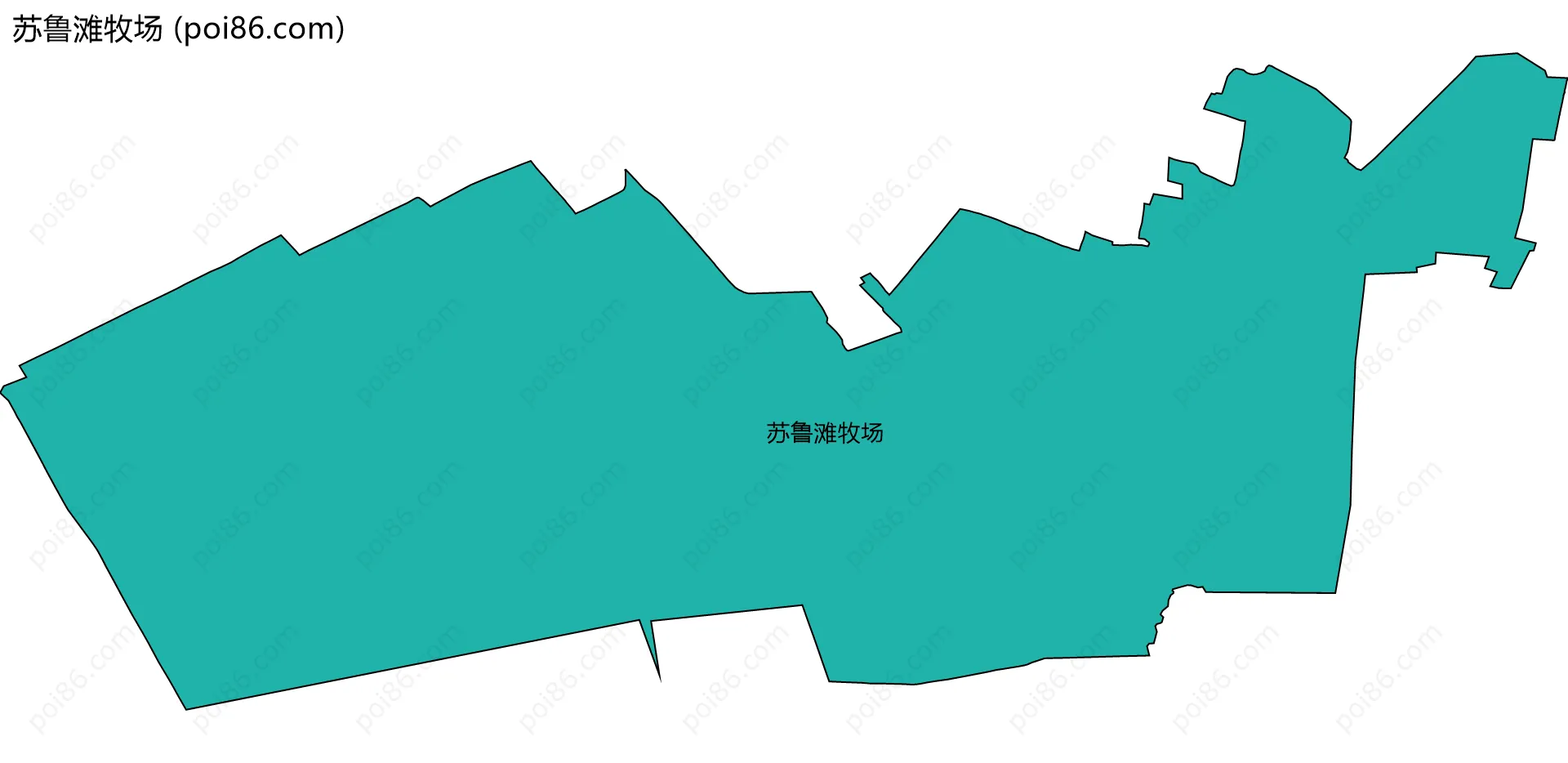 苏鲁滩牧场边界地图