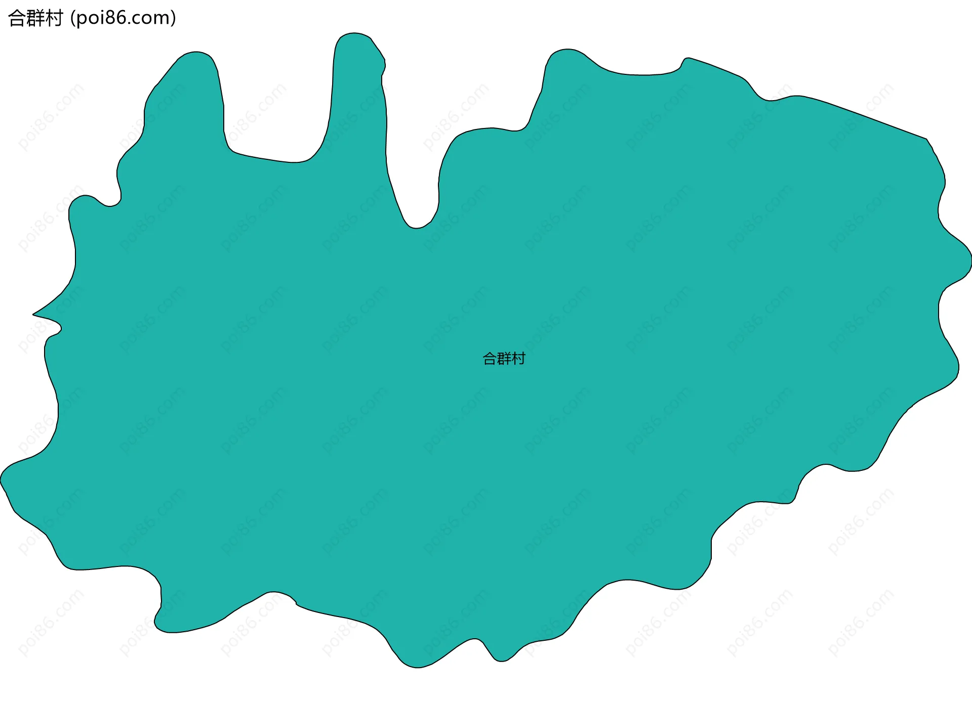 合群村边界地图