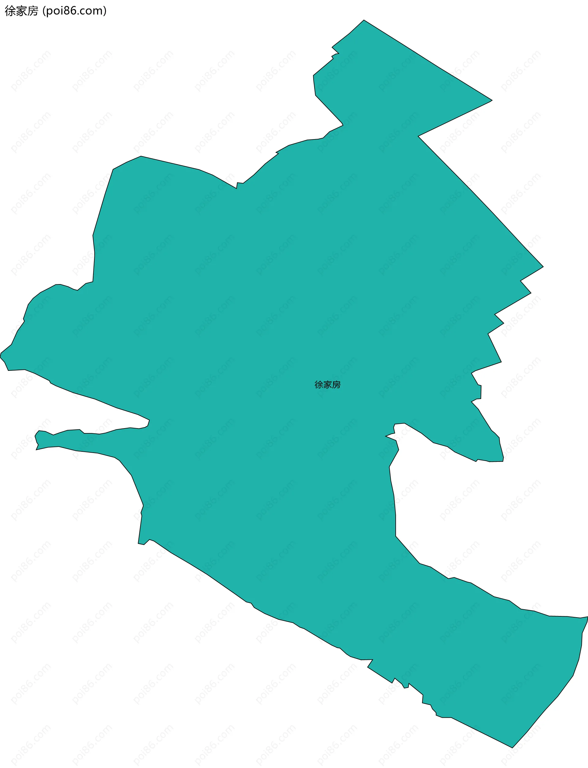 徐家房边界地图