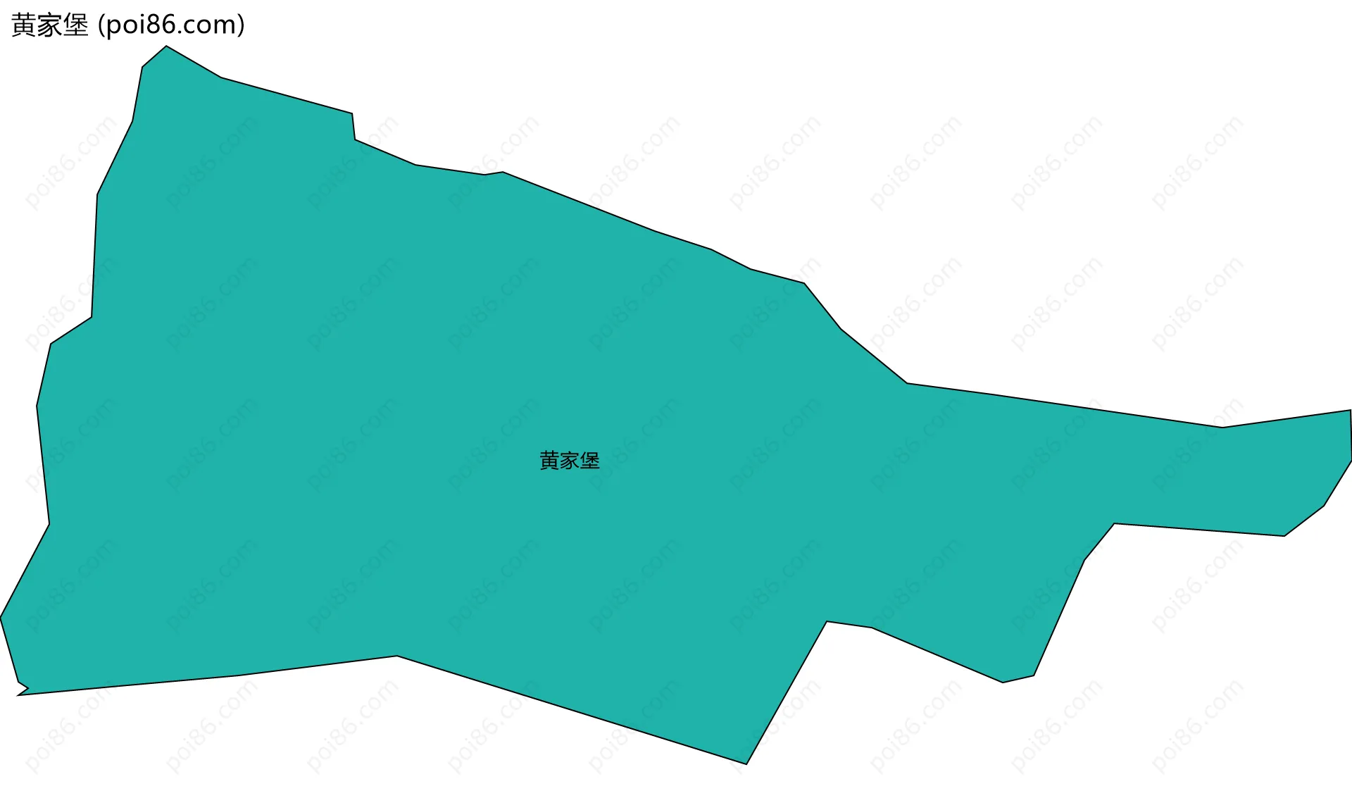 黄家堡边界地图