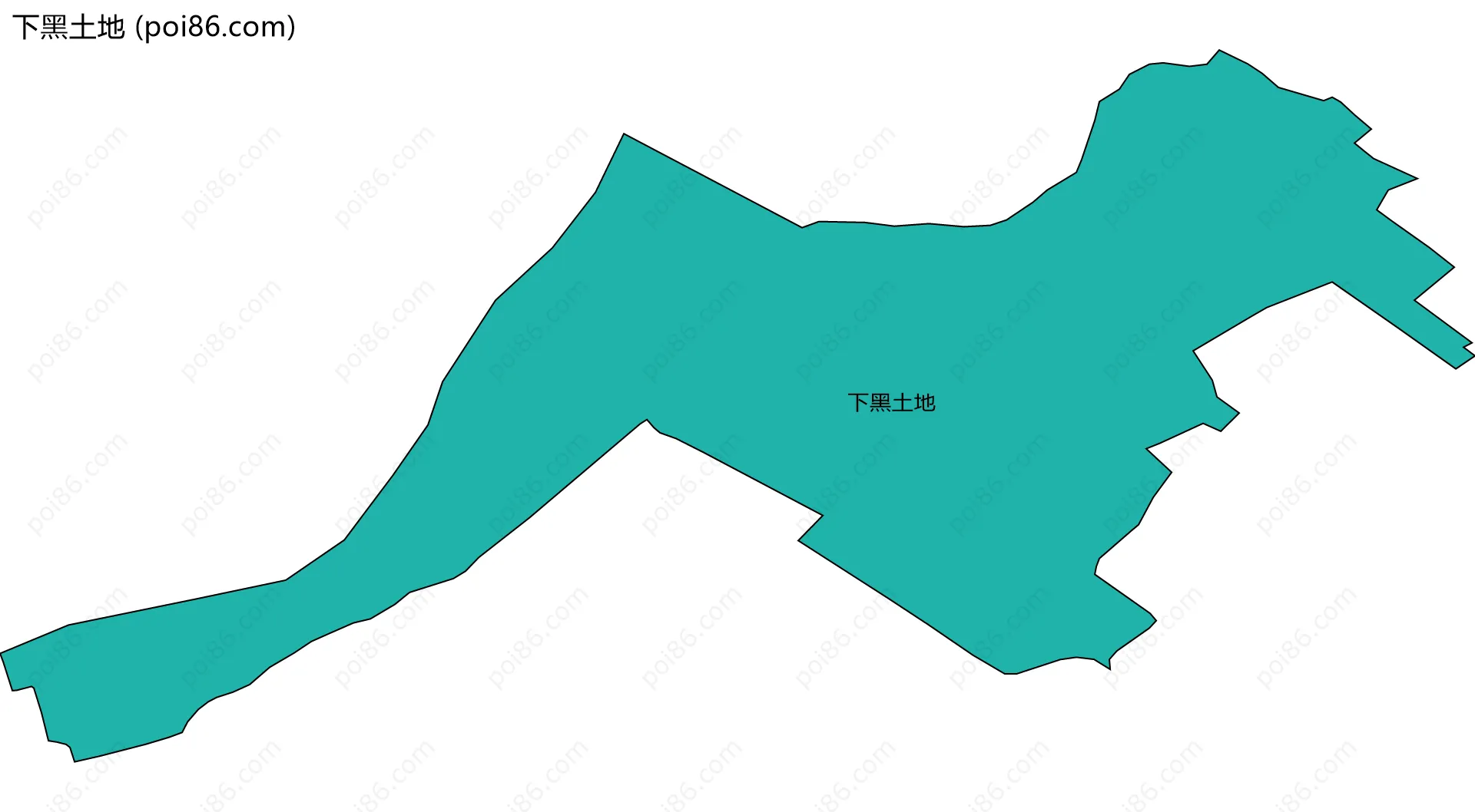 下黑土地边界地图