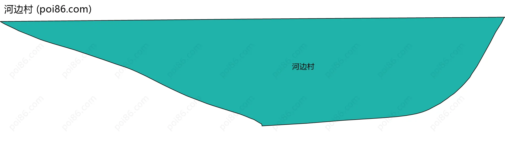 河边村边界地图