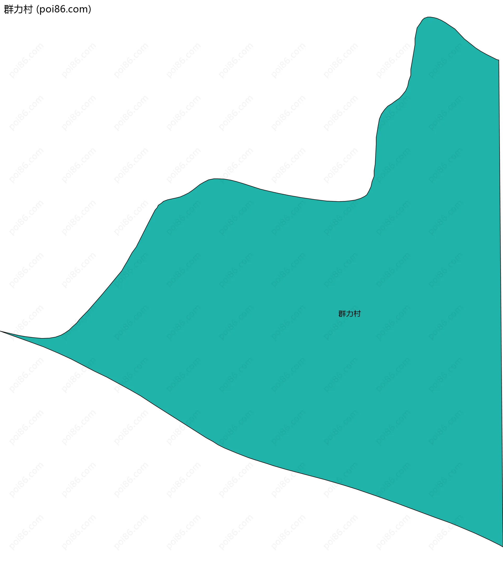 群力村边界地图