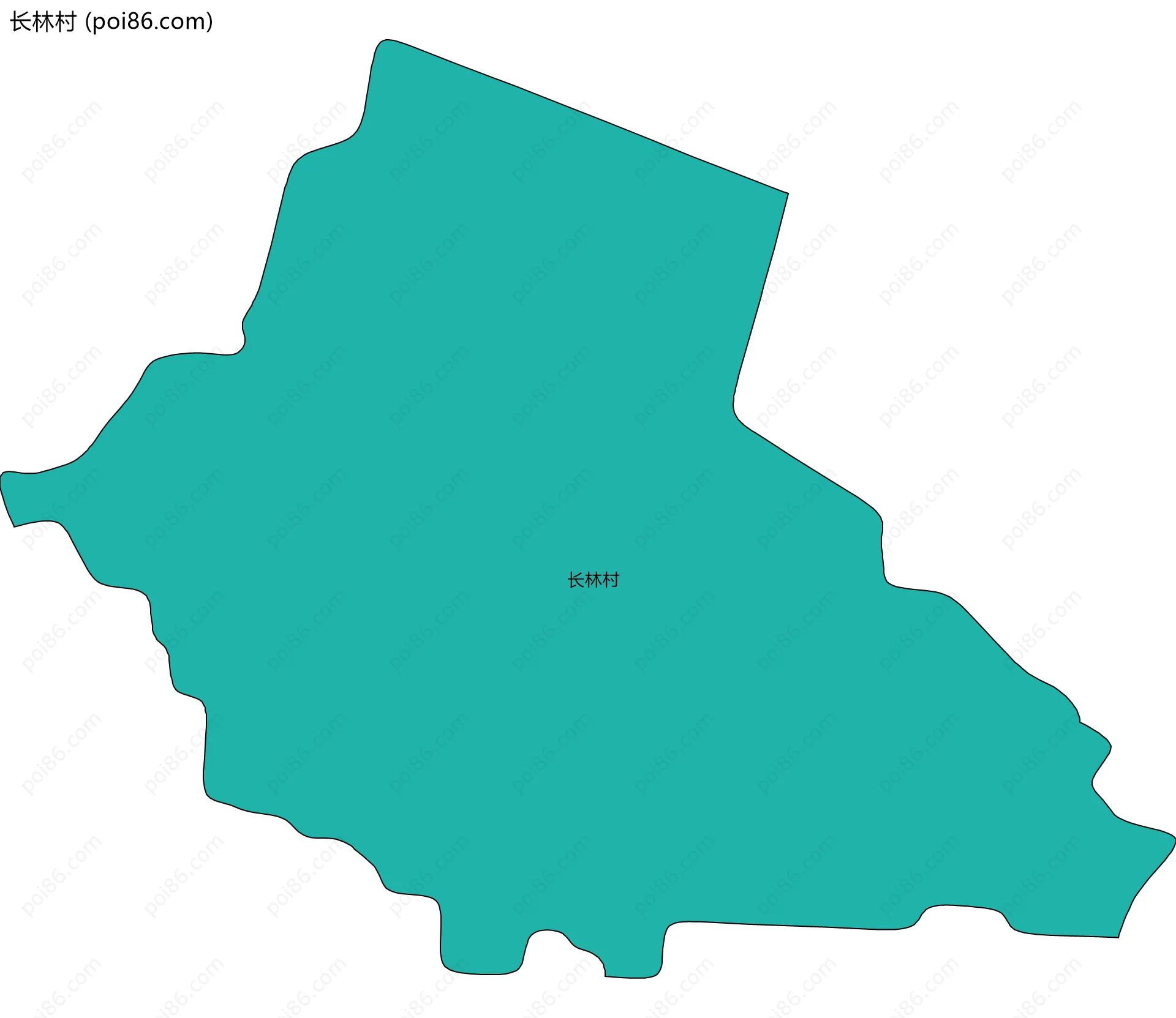 长林村边界地图