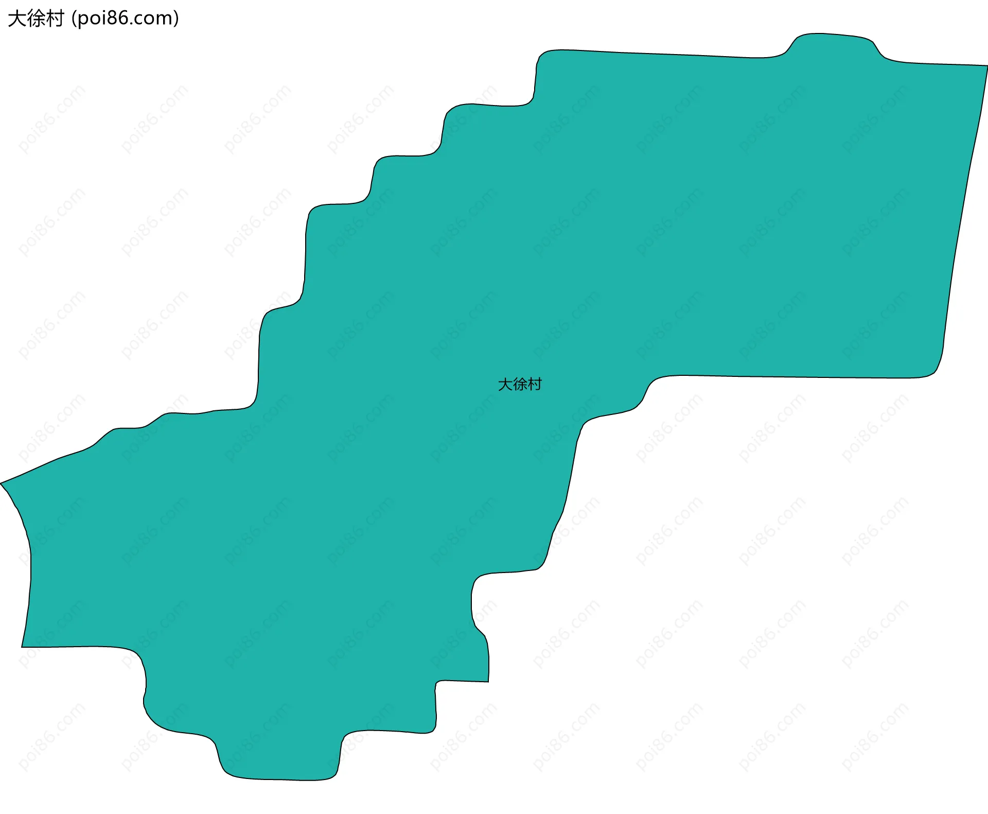 大徐村边界地图