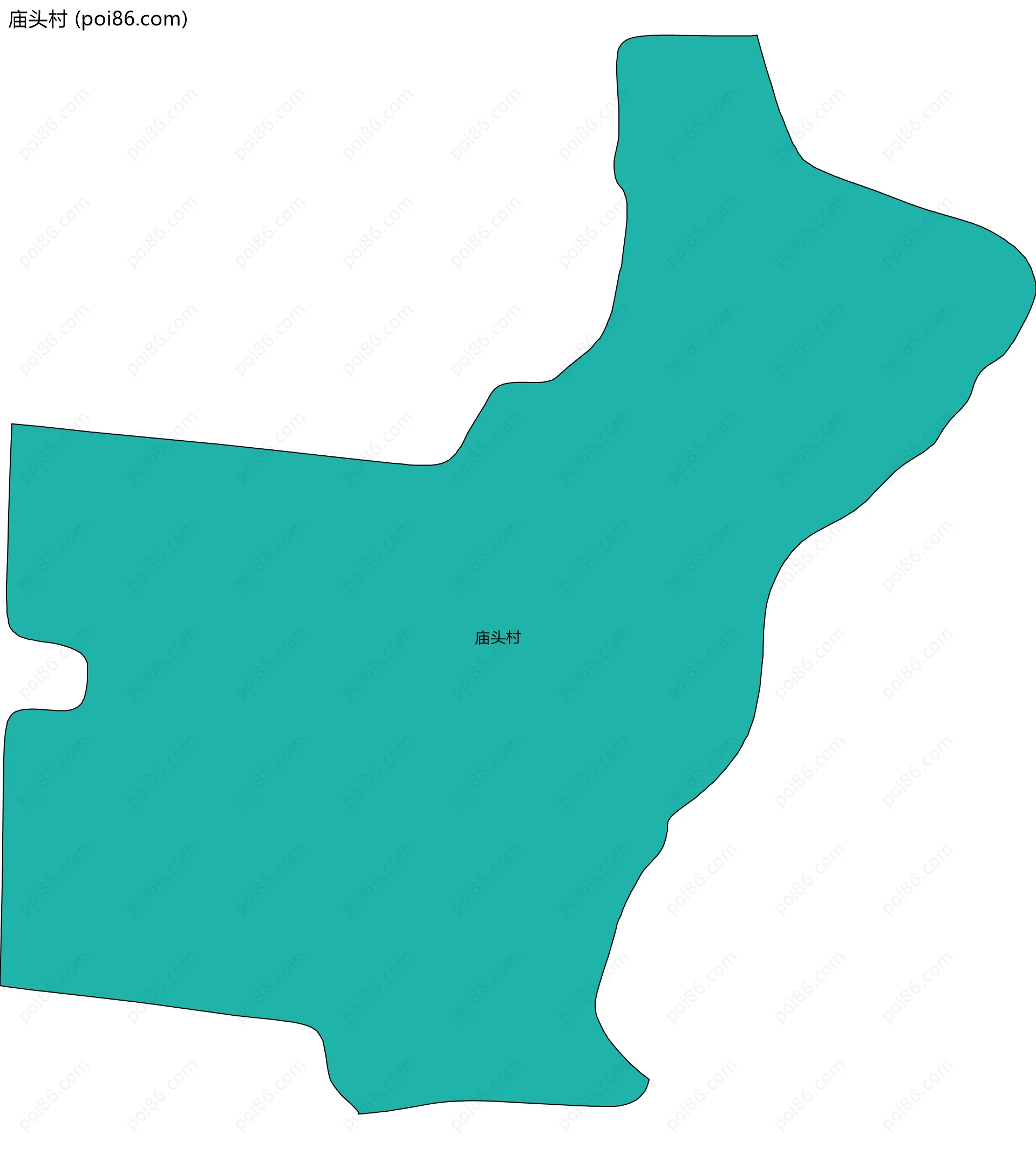 庙头村边界地图