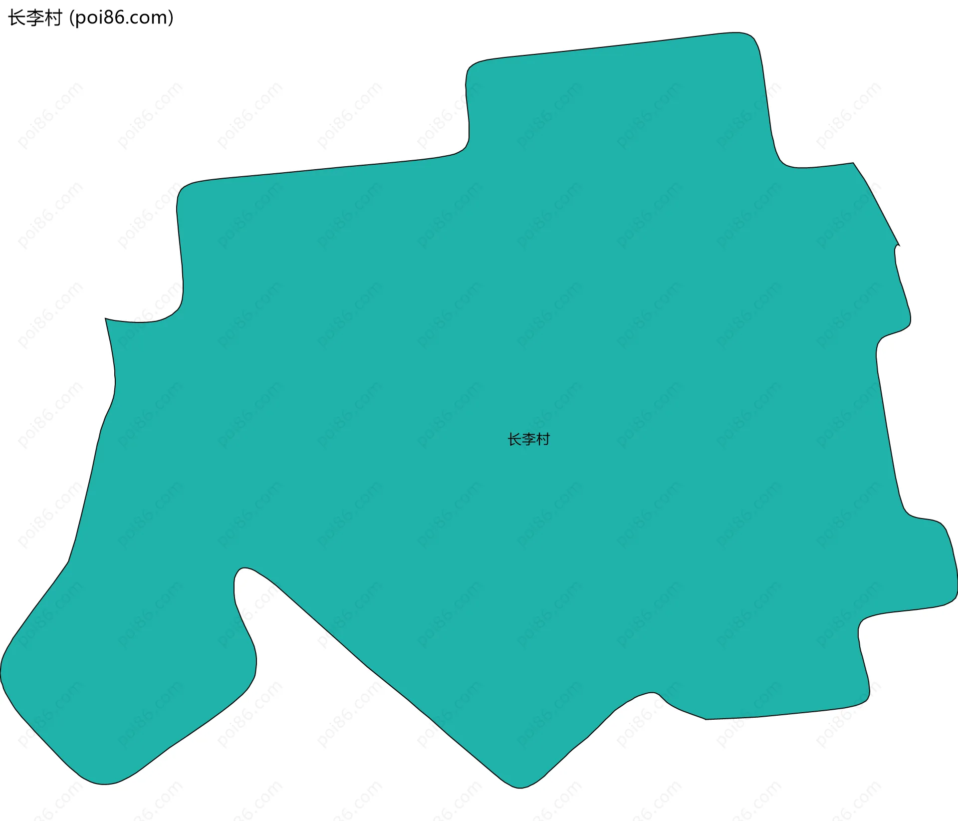长李村边界地图
