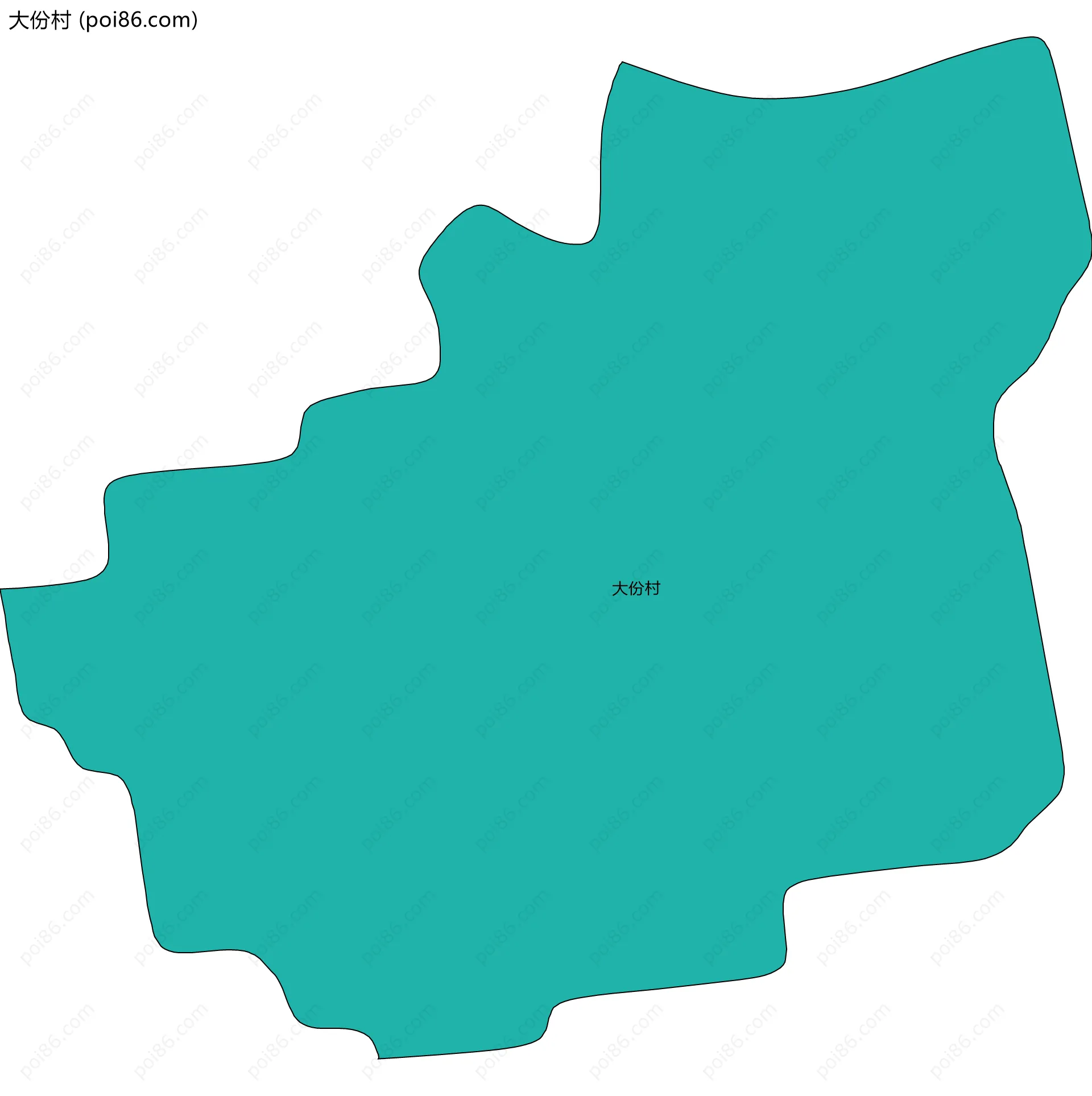 大份村边界地图