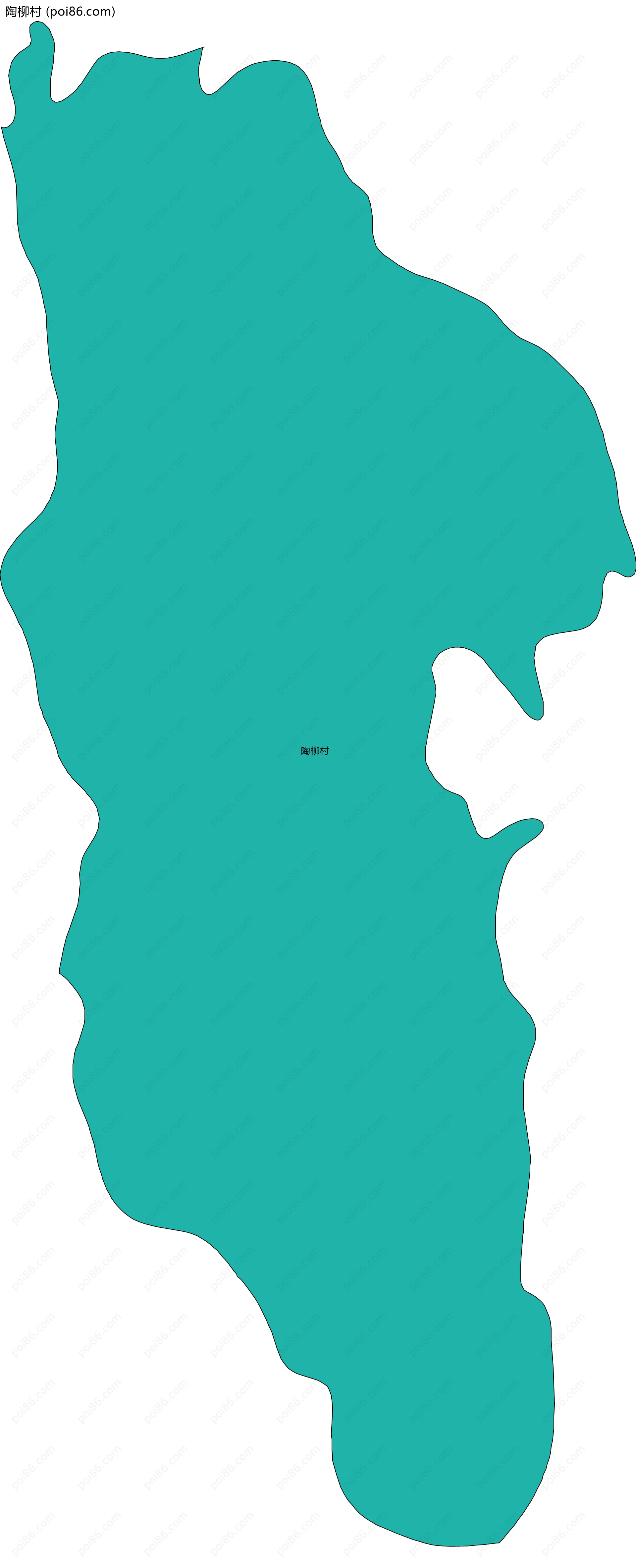 陶柳村边界地图