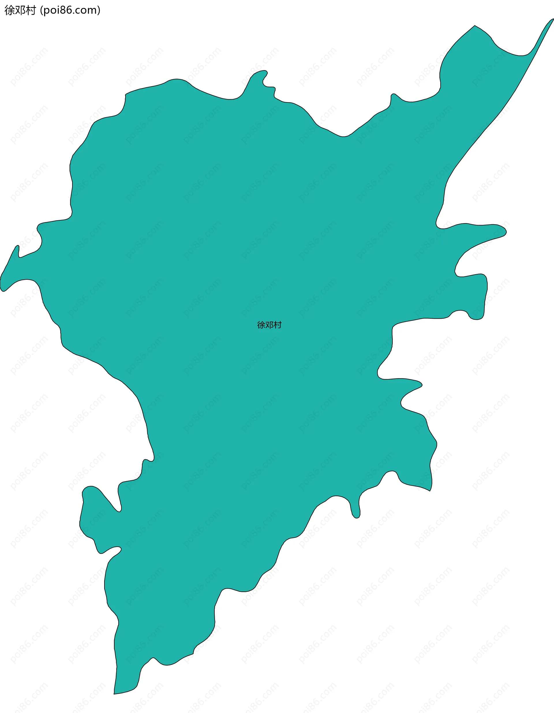 徐邓村边界地图