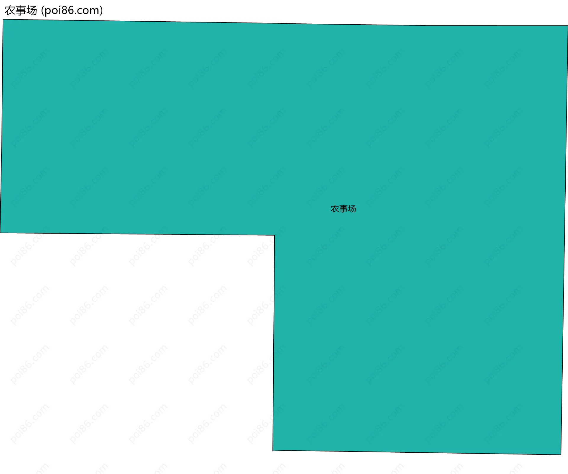 农事场边界地图