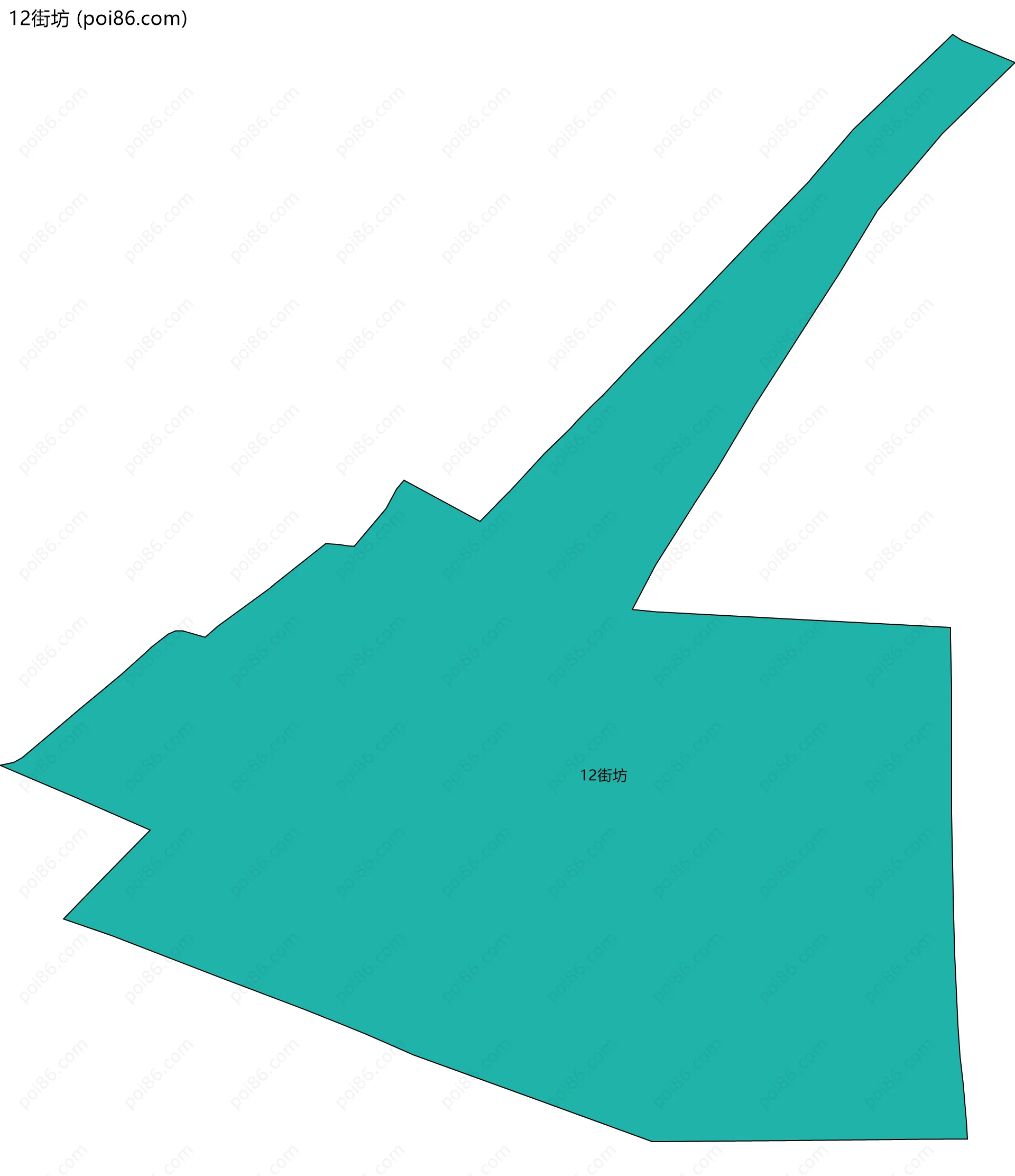 12街坊边界地图