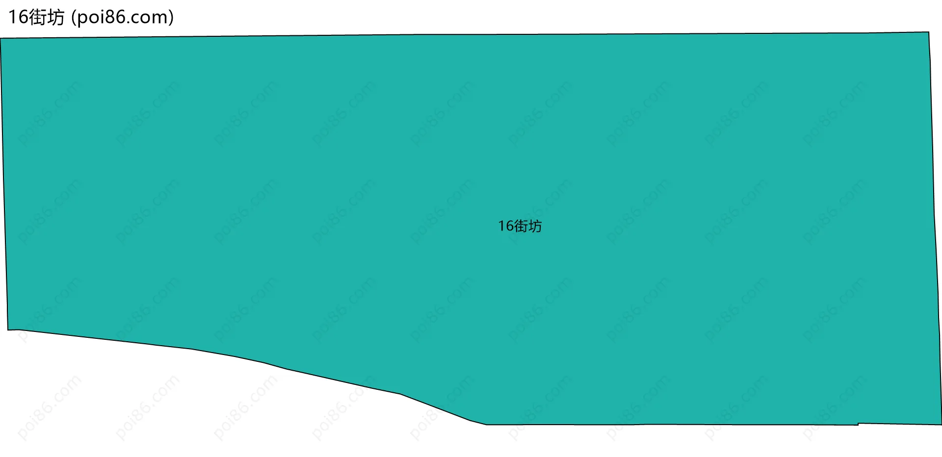 16街坊边界地图