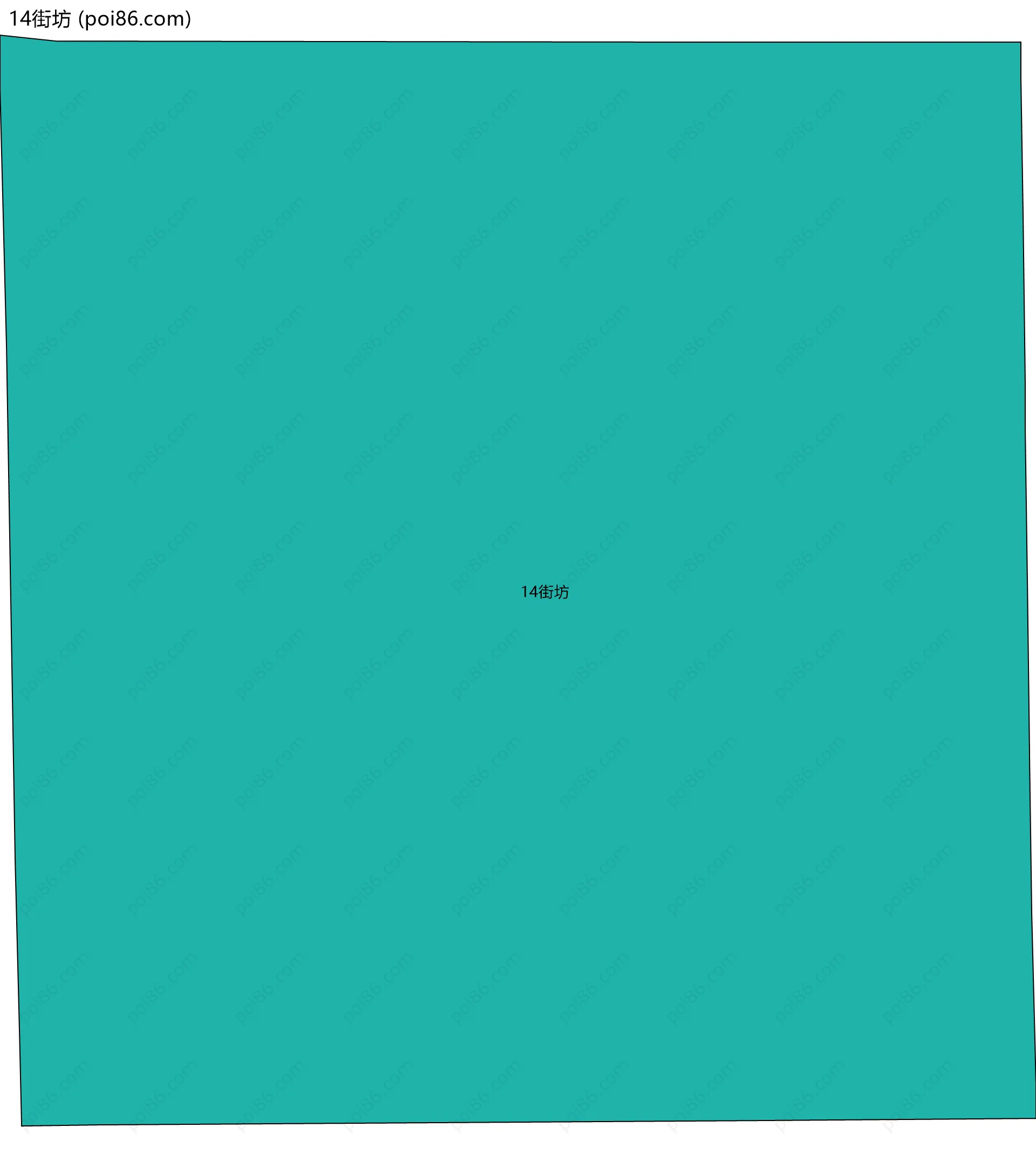 14街坊边界地图