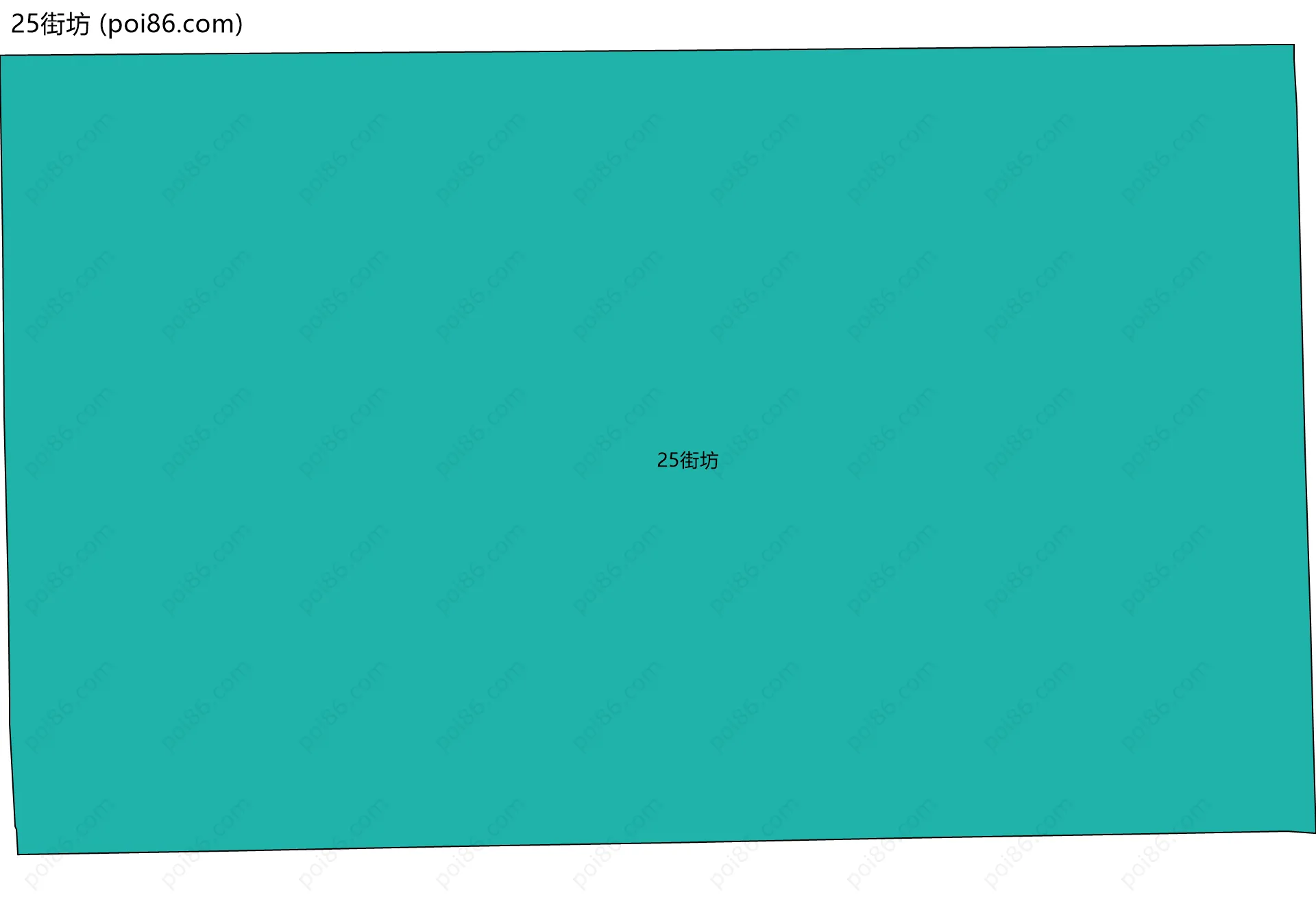 25街坊边界地图