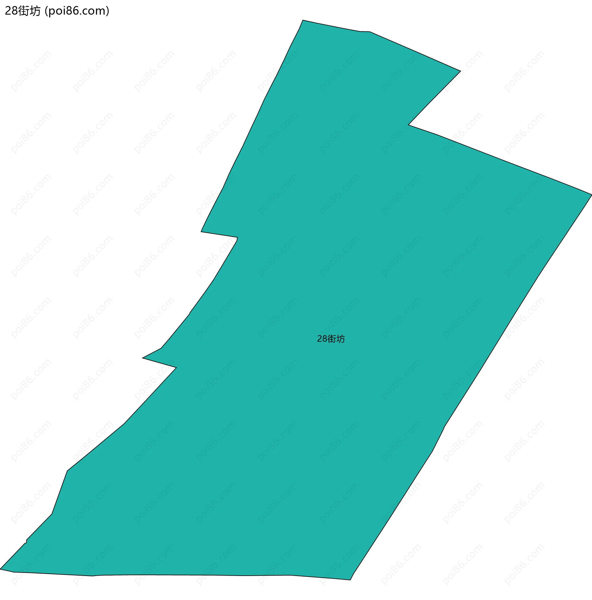 28街坊边界地图