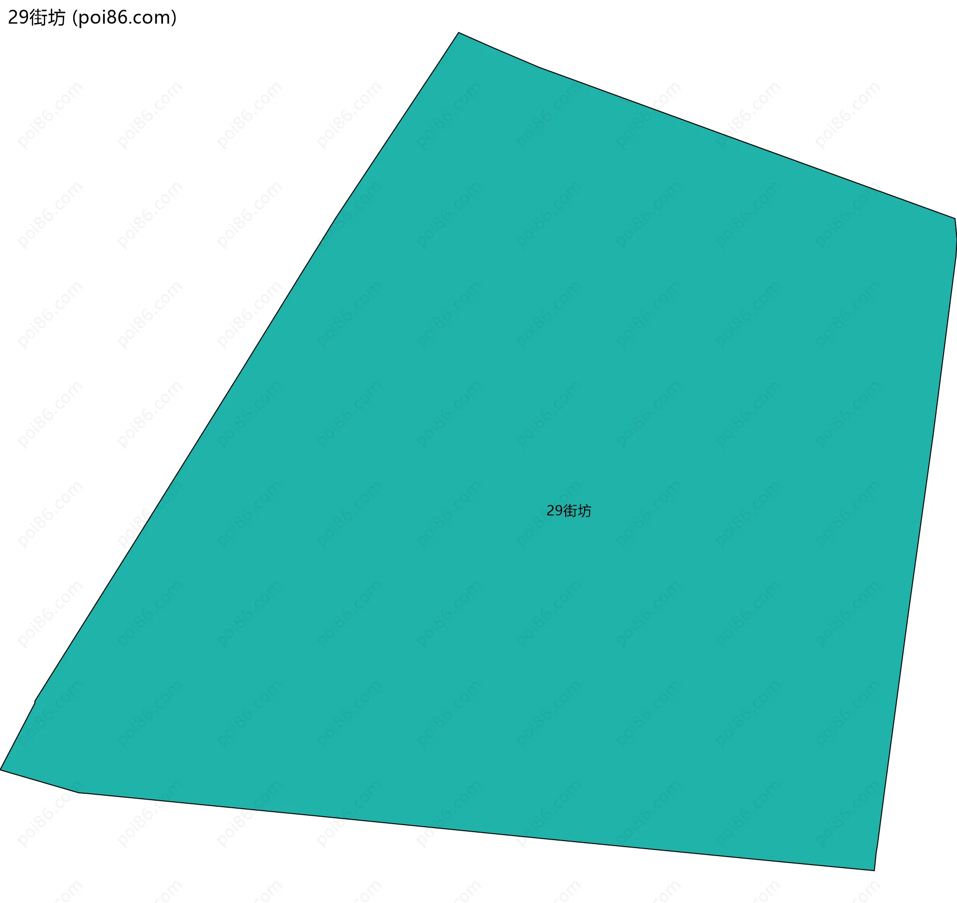 29街坊边界地图