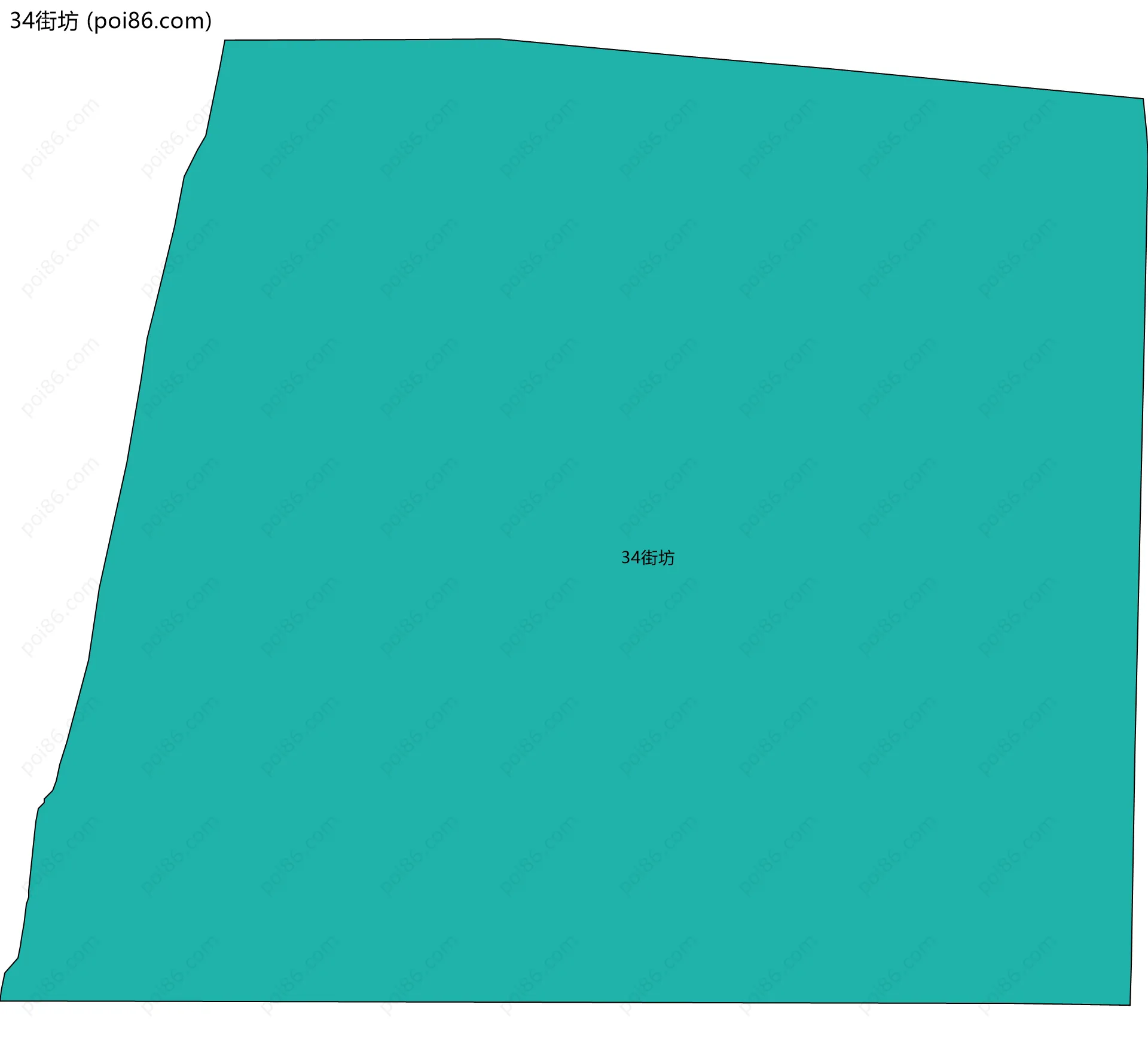 34街坊边界地图