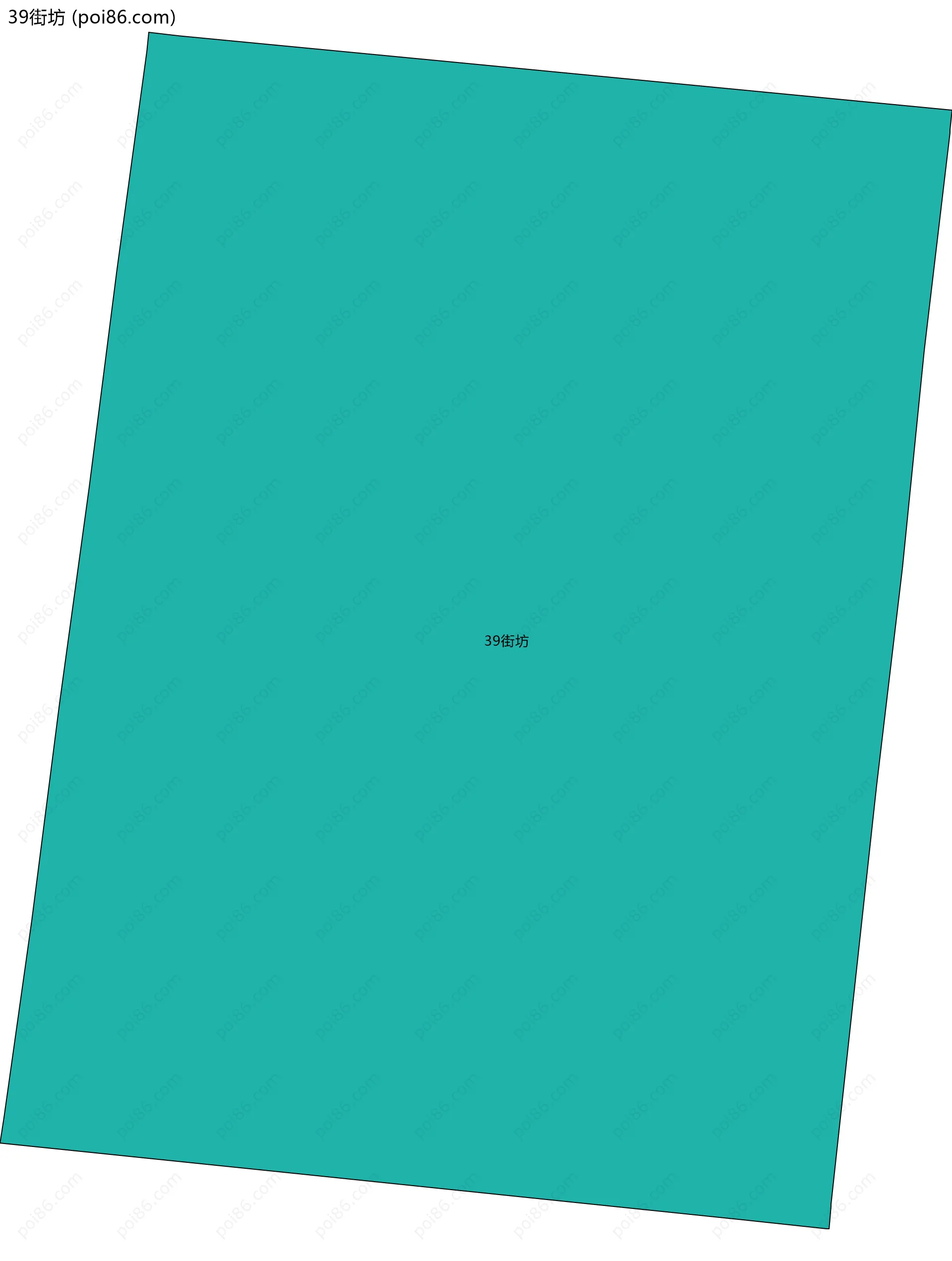 39街坊边界地图