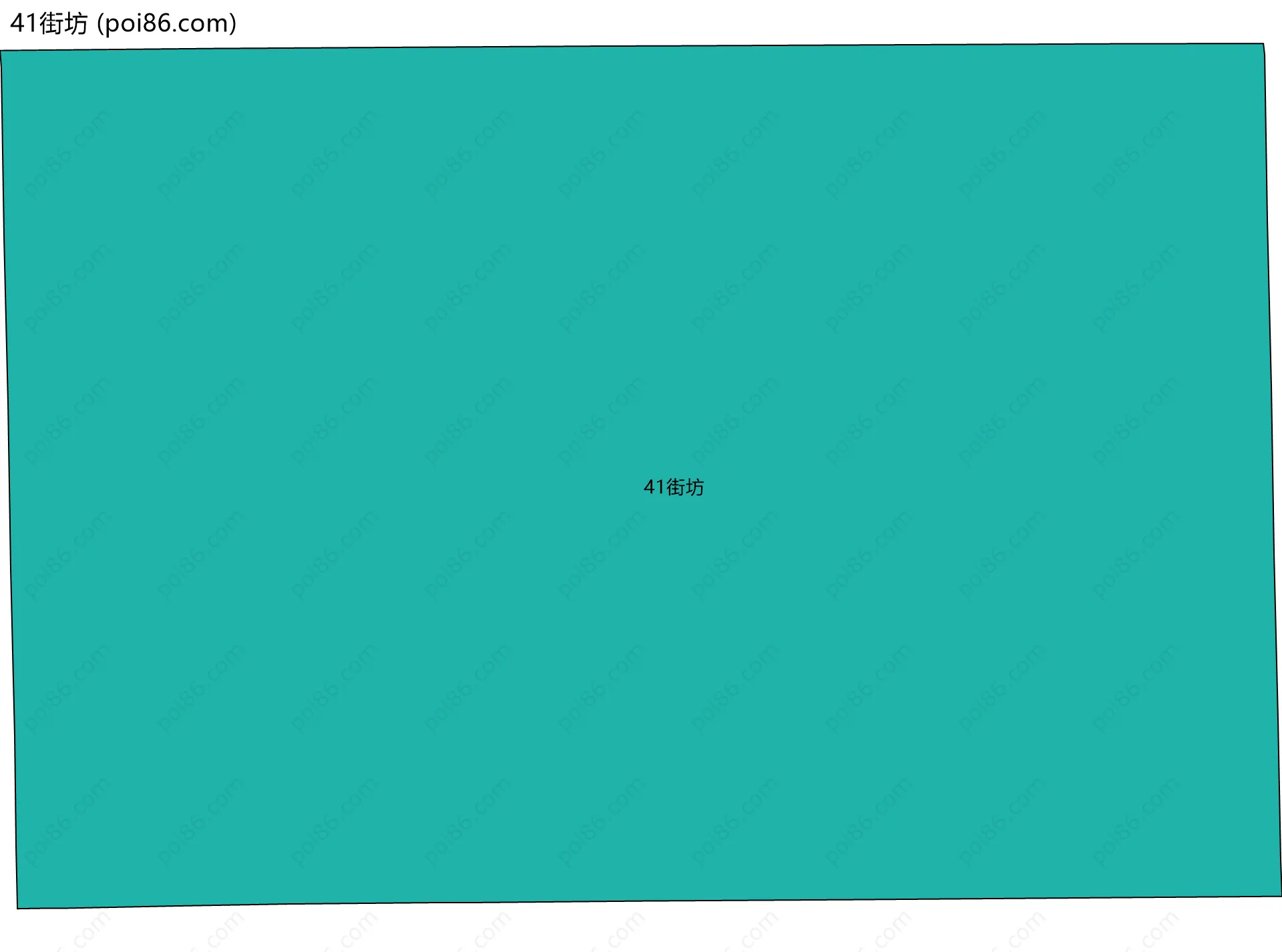 41街坊边界地图