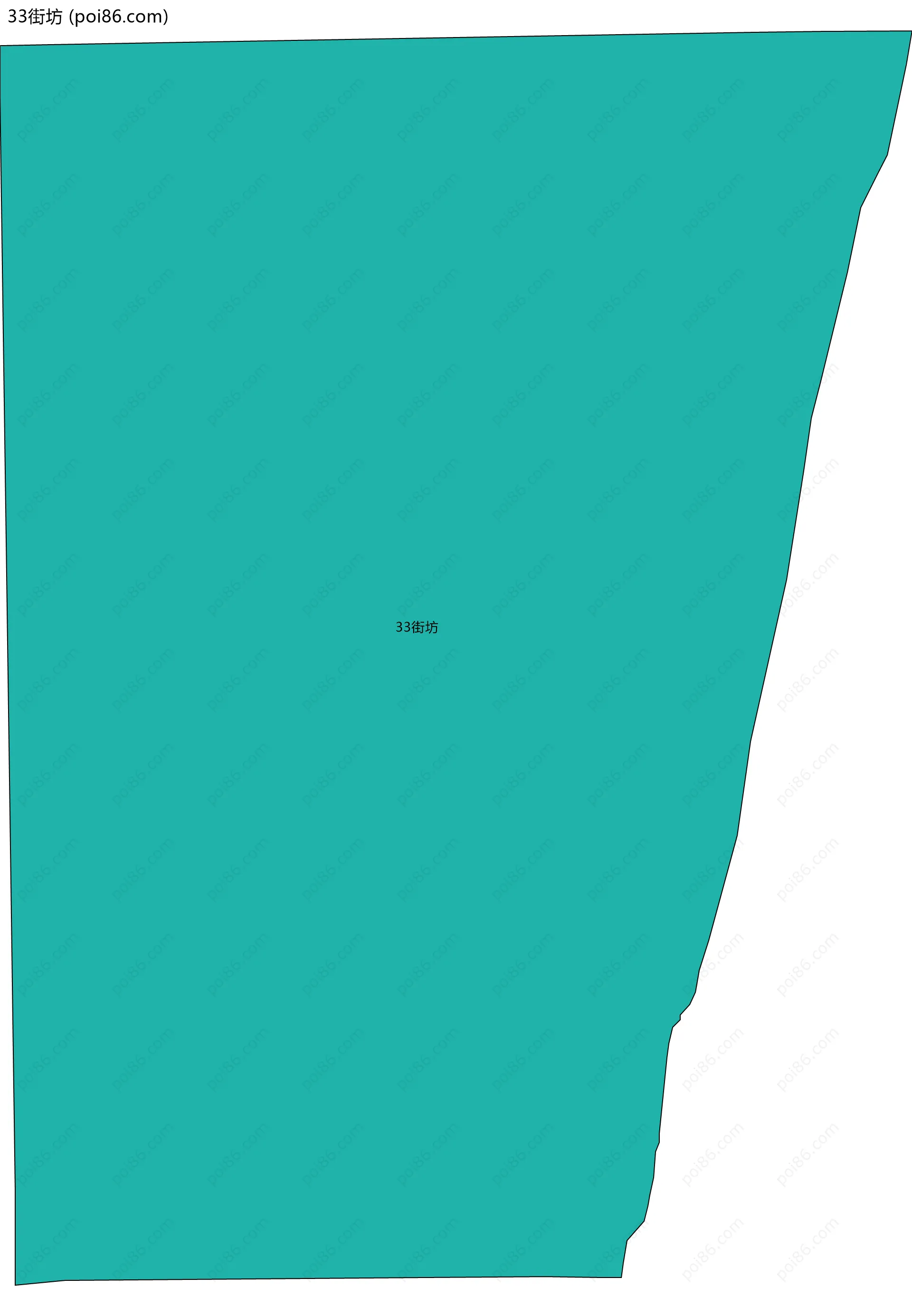 33街坊边界地图