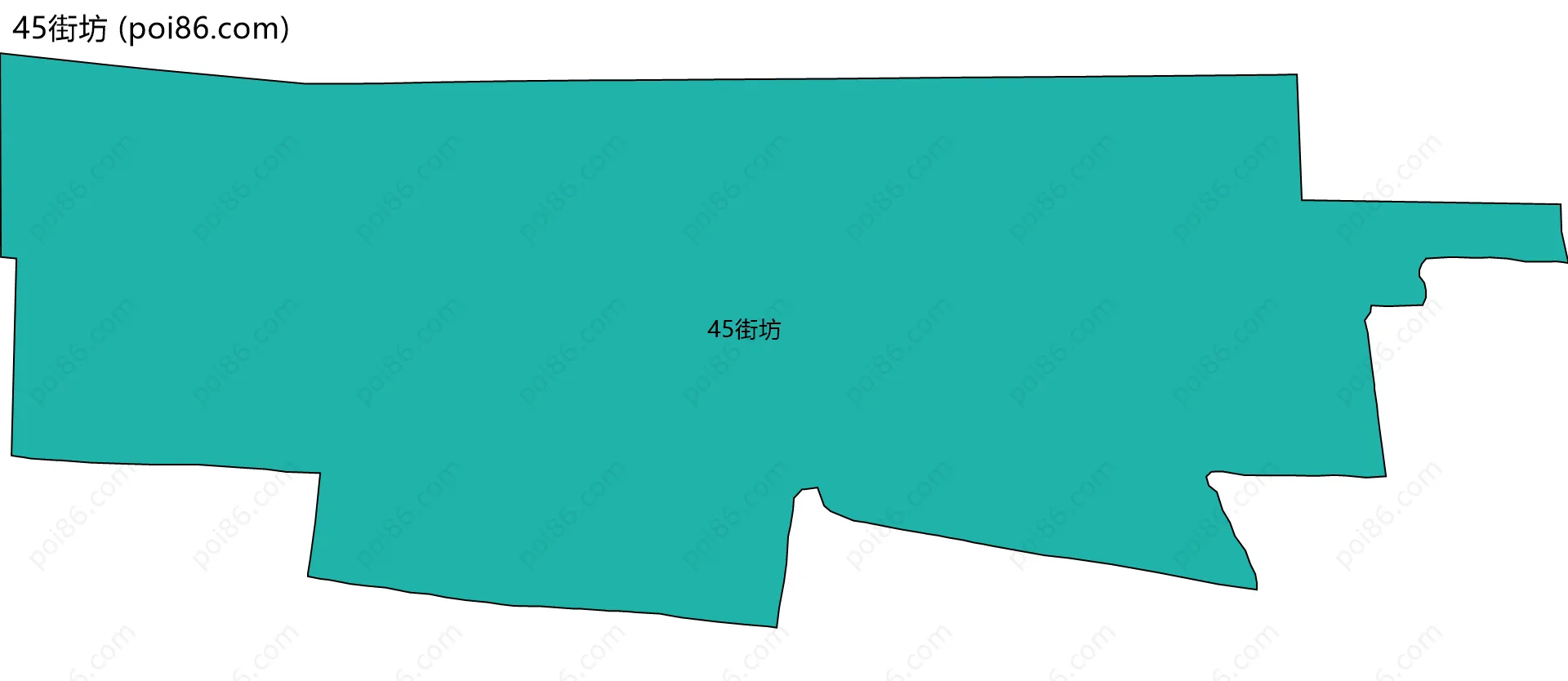 45街坊边界地图