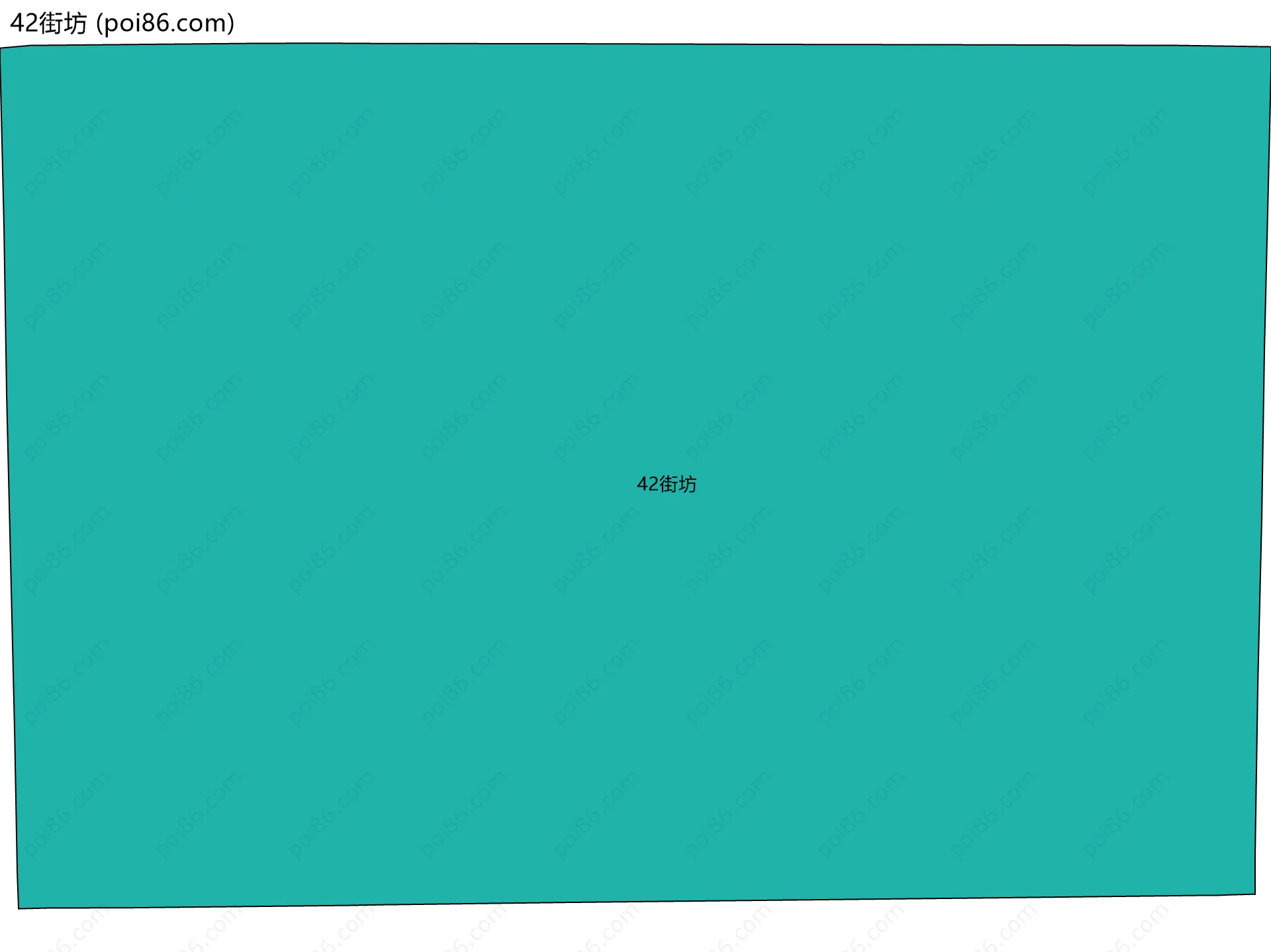 42街坊边界地图