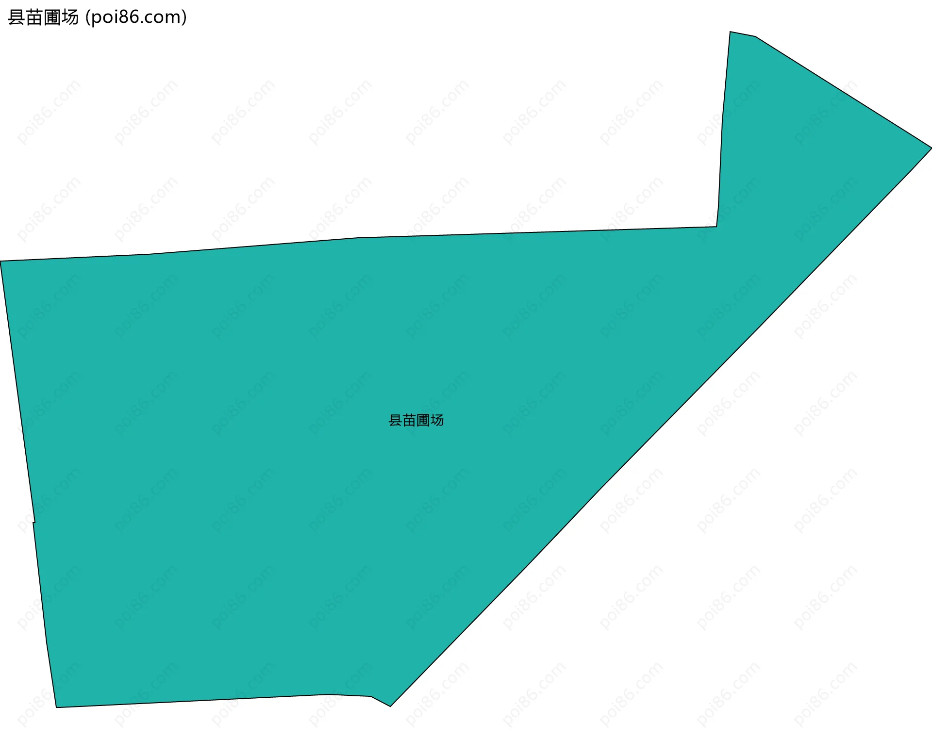 县苗圃场边界地图