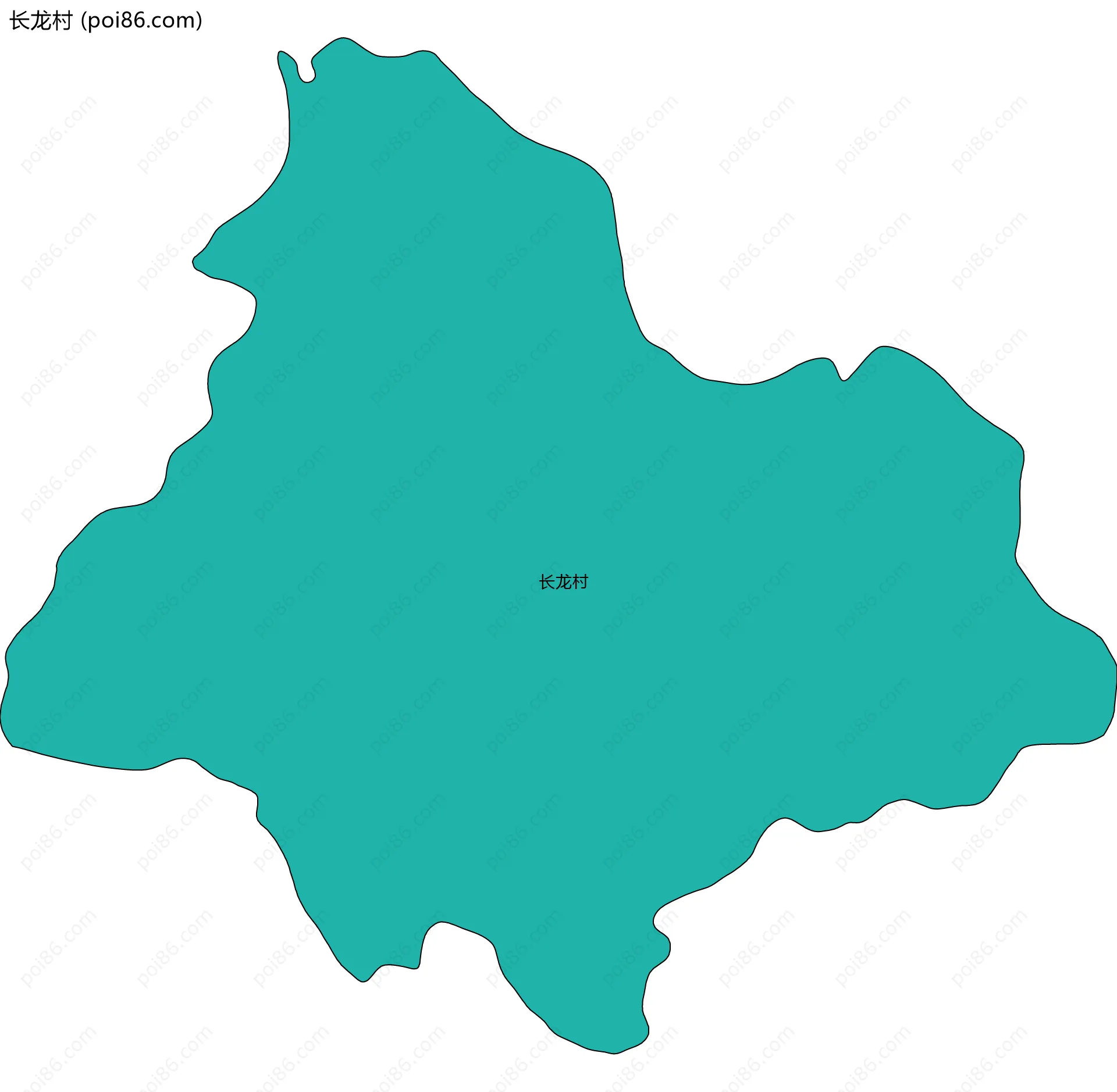 长龙村边界地图