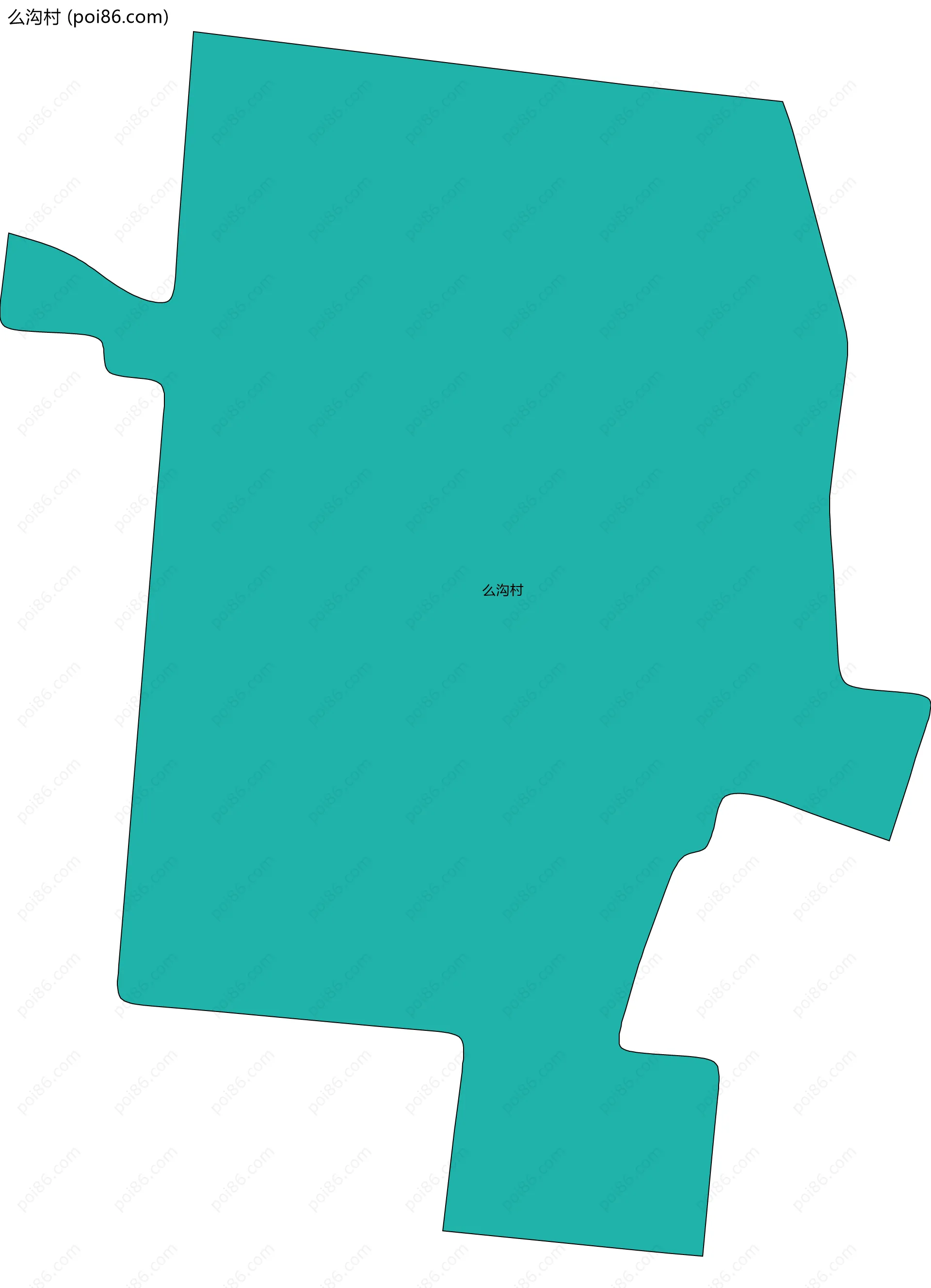 么沟村边界地图