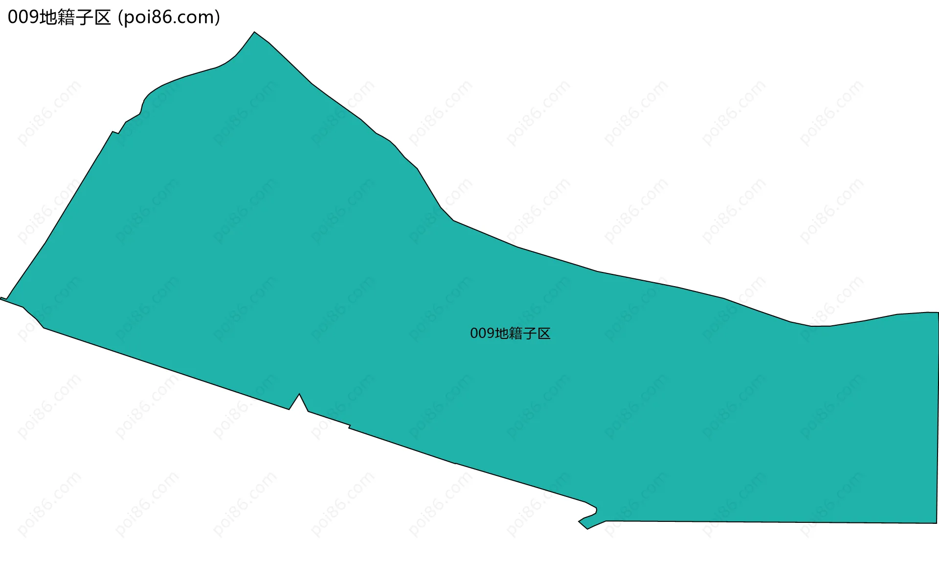 009地籍子区边界地图