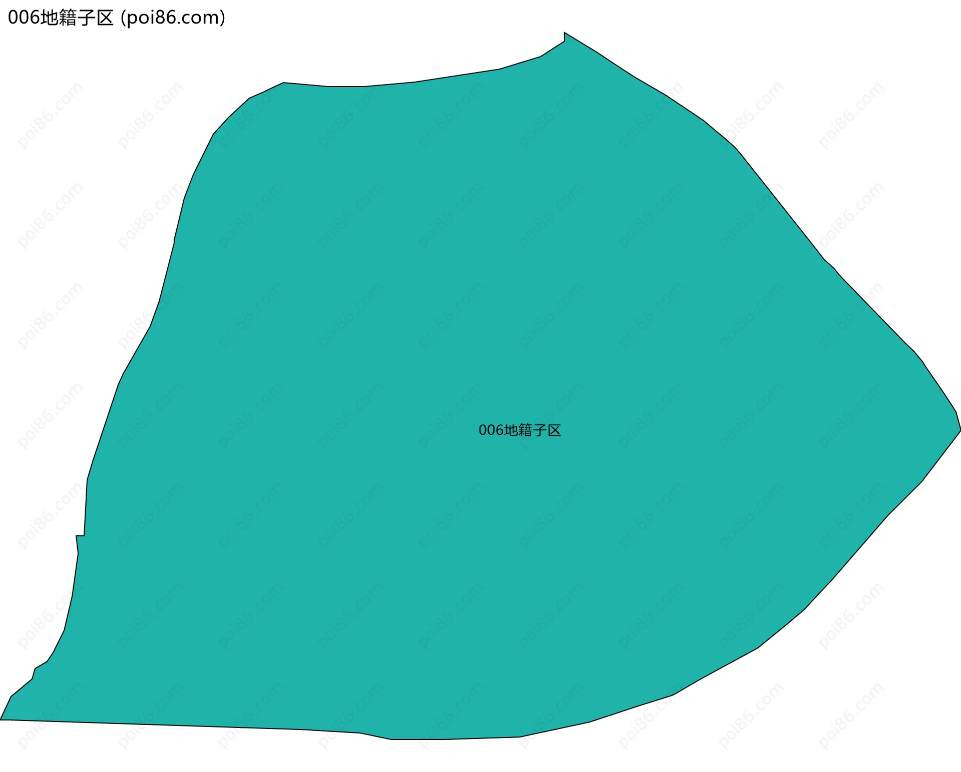 006地籍子区边界地图