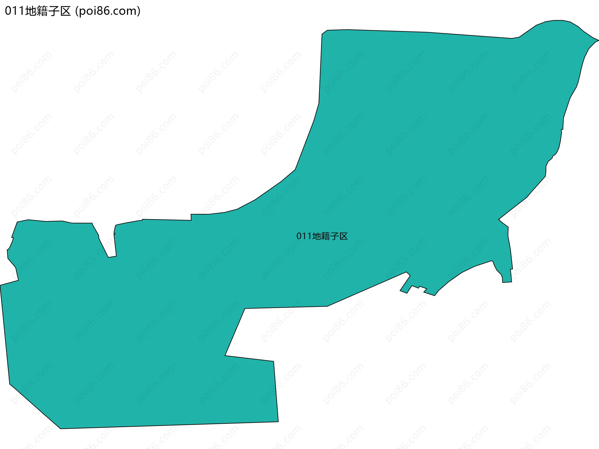 011地籍子区边界地图