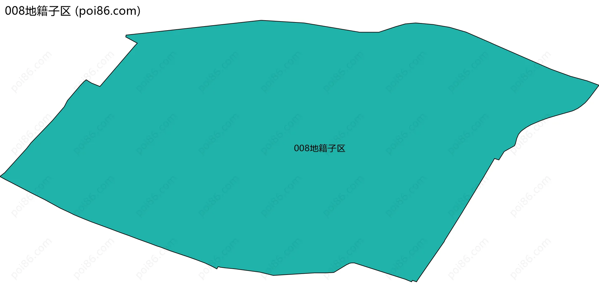 008地籍子区边界地图