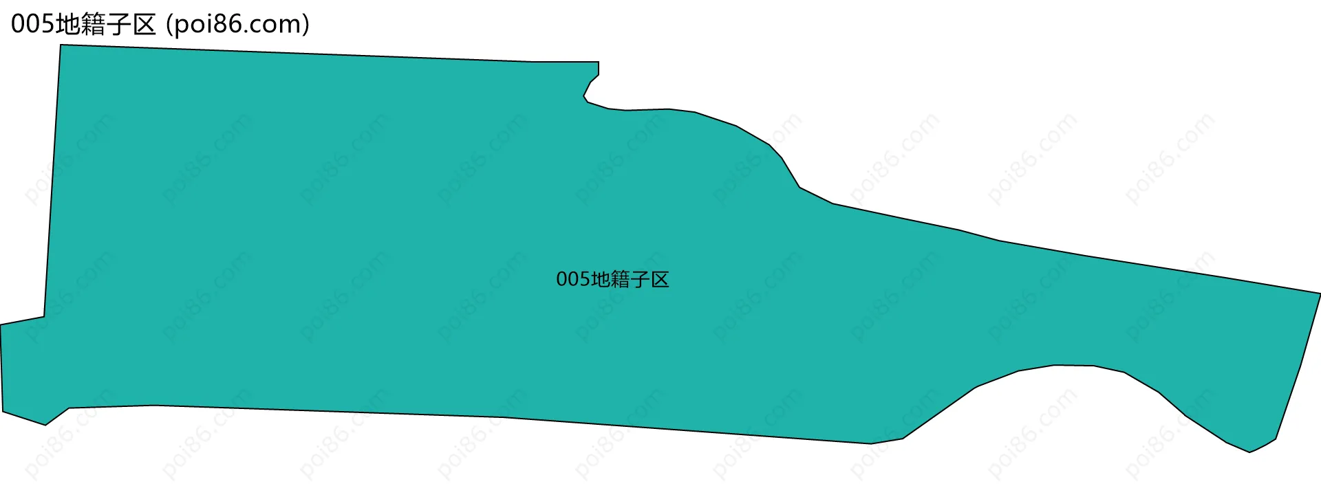 005地籍子区边界地图