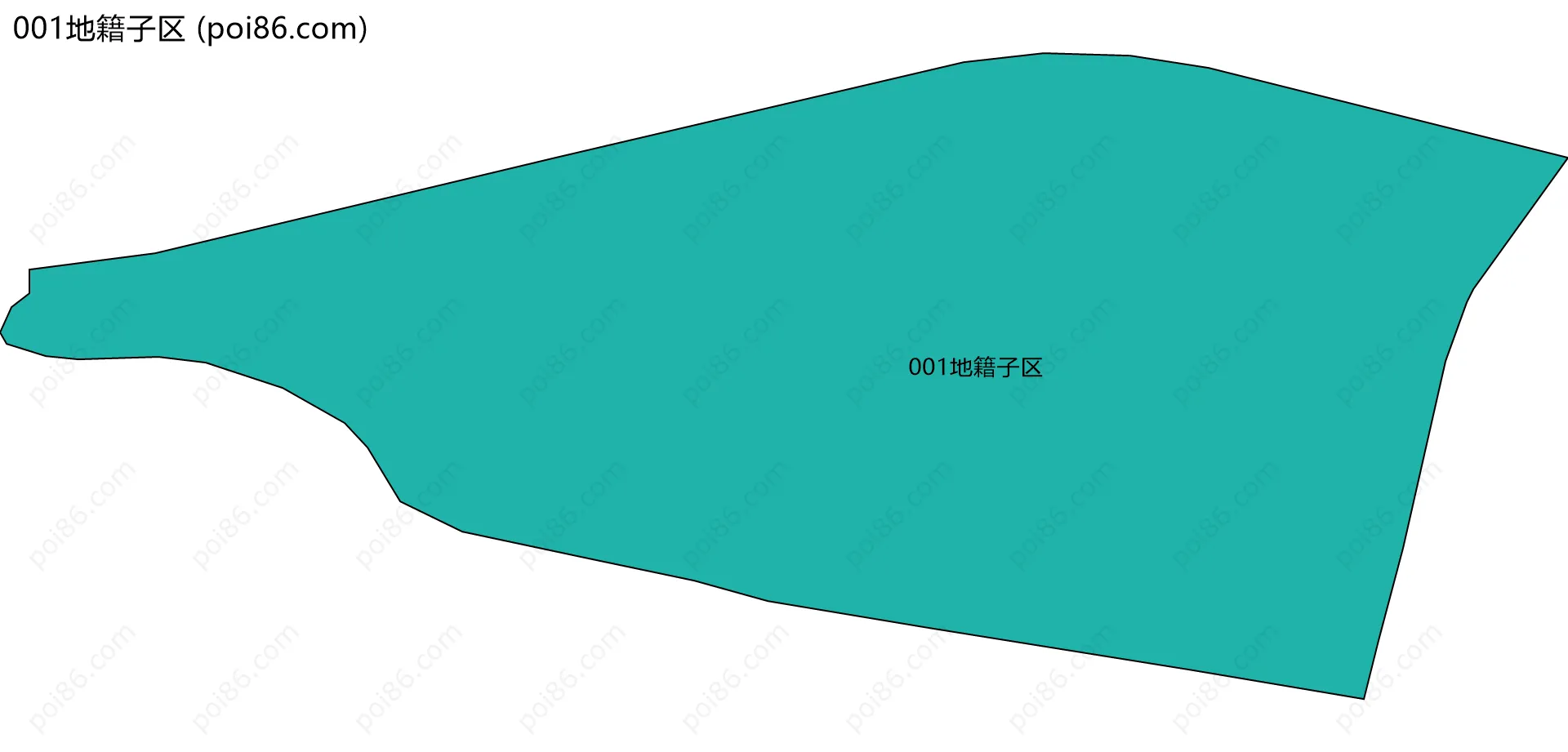 001地籍子区边界地图