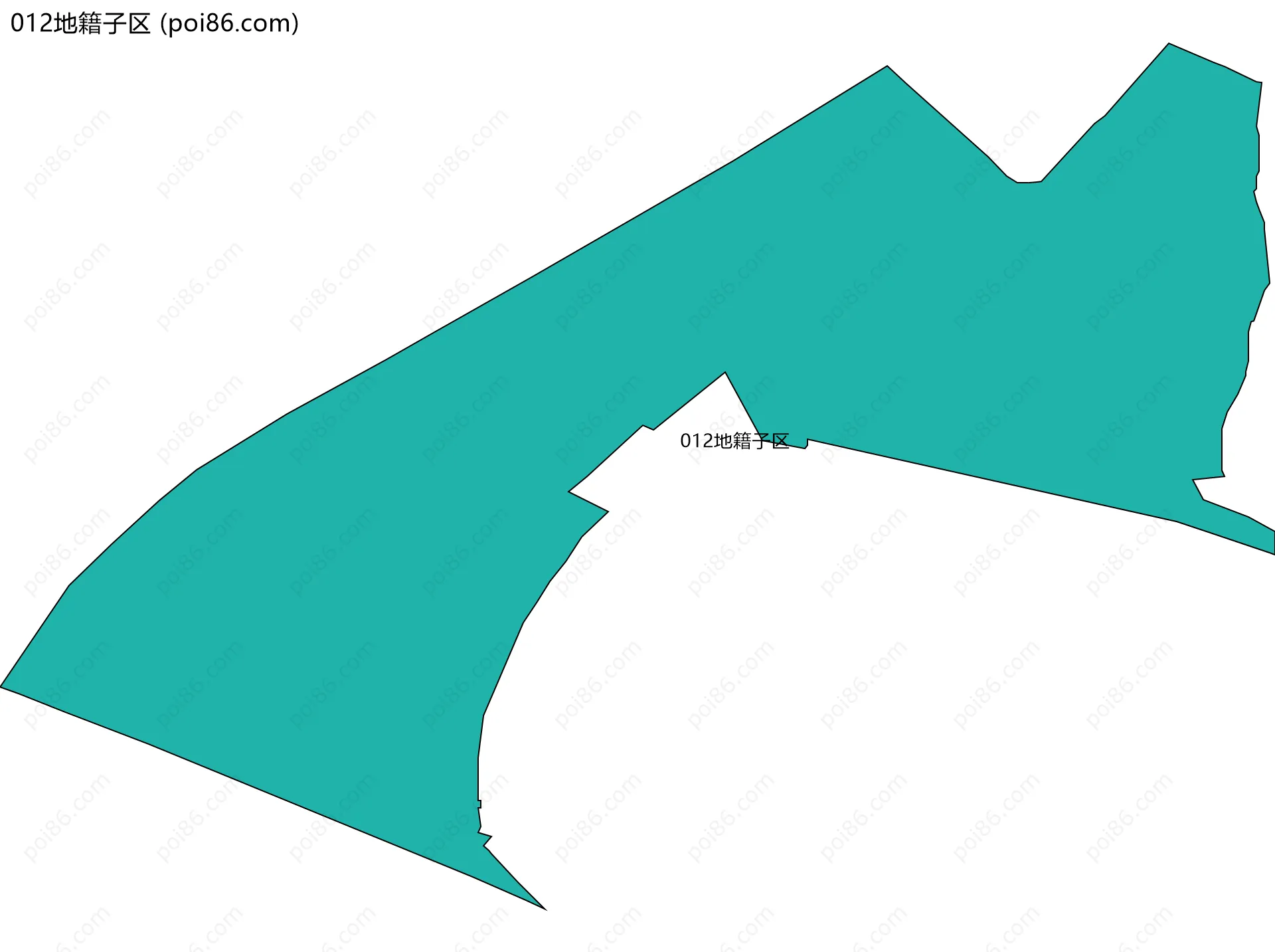 012地籍子区边界地图