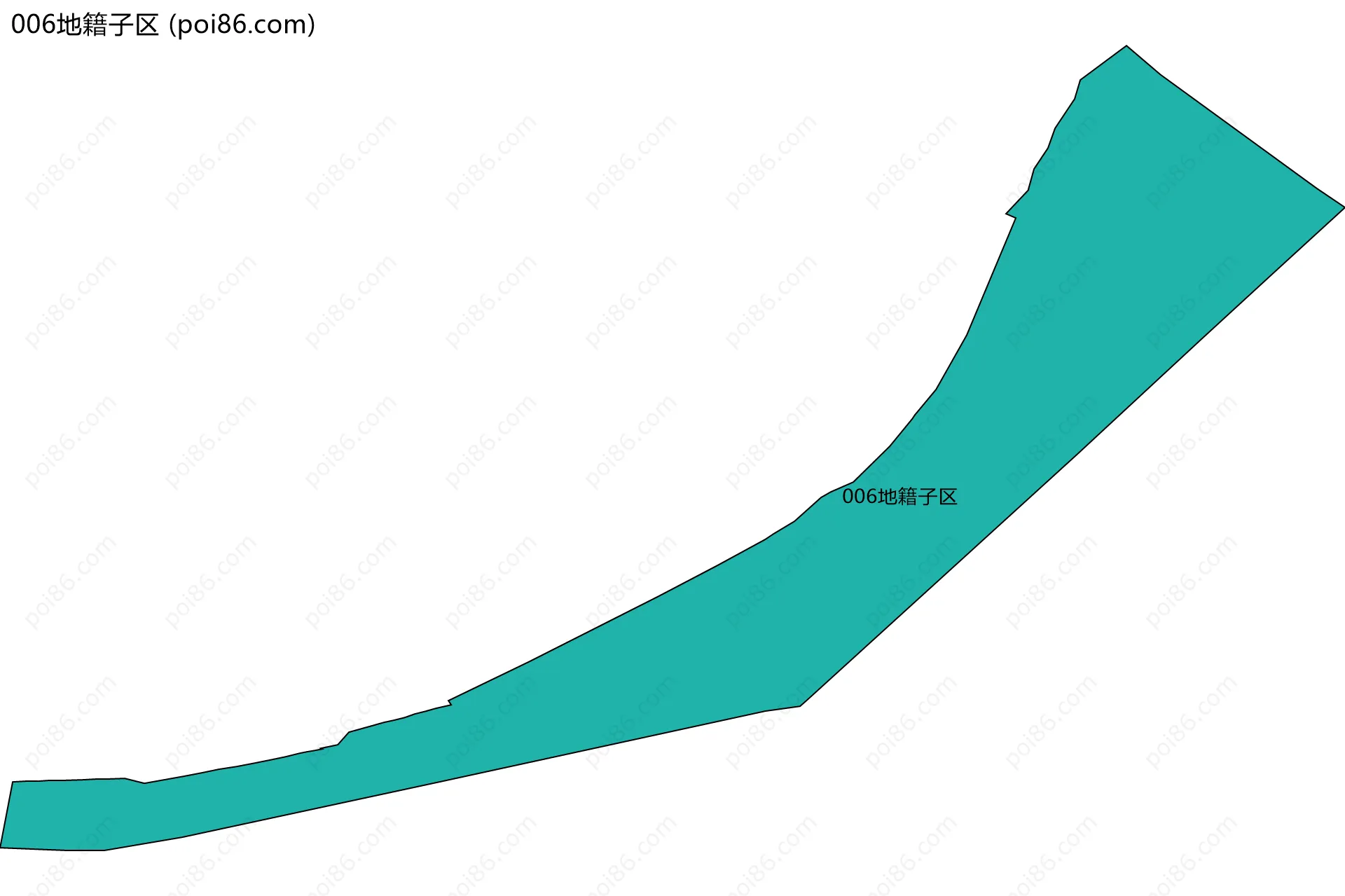 006地籍子区边界地图