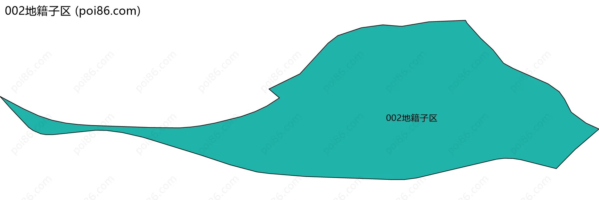 002地籍子区边界地图