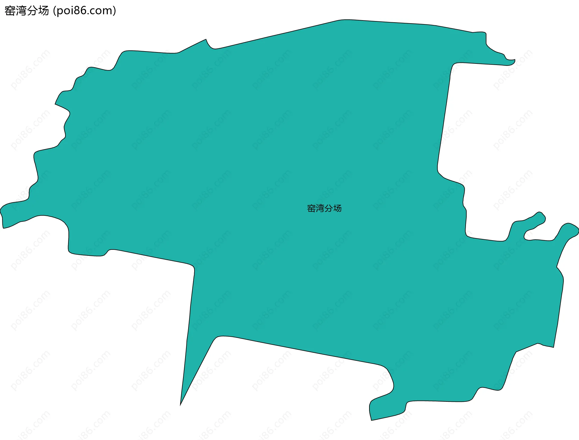 窑湾分场边界地图