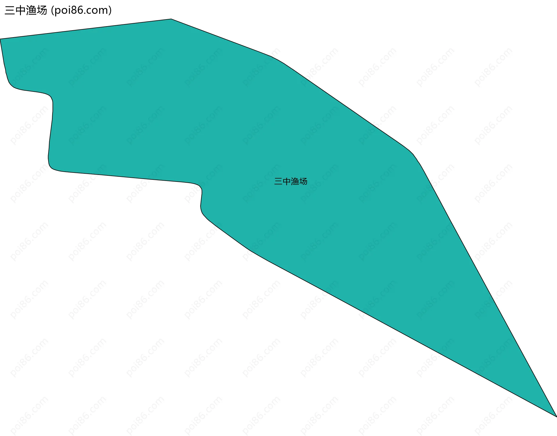 三中渔场边界地图