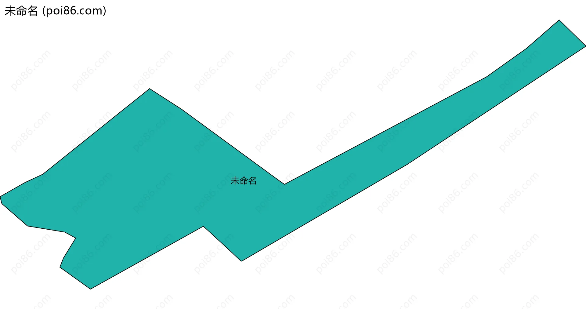 未命名边界地图