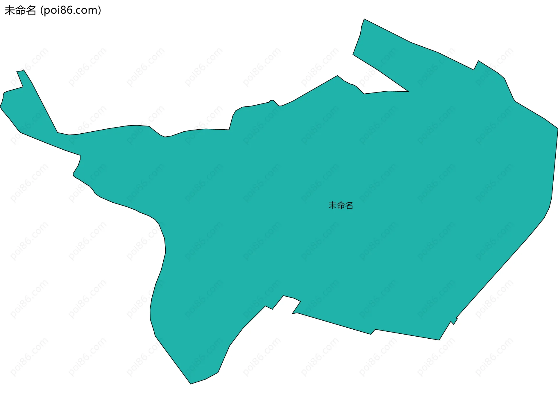 未命名边界地图