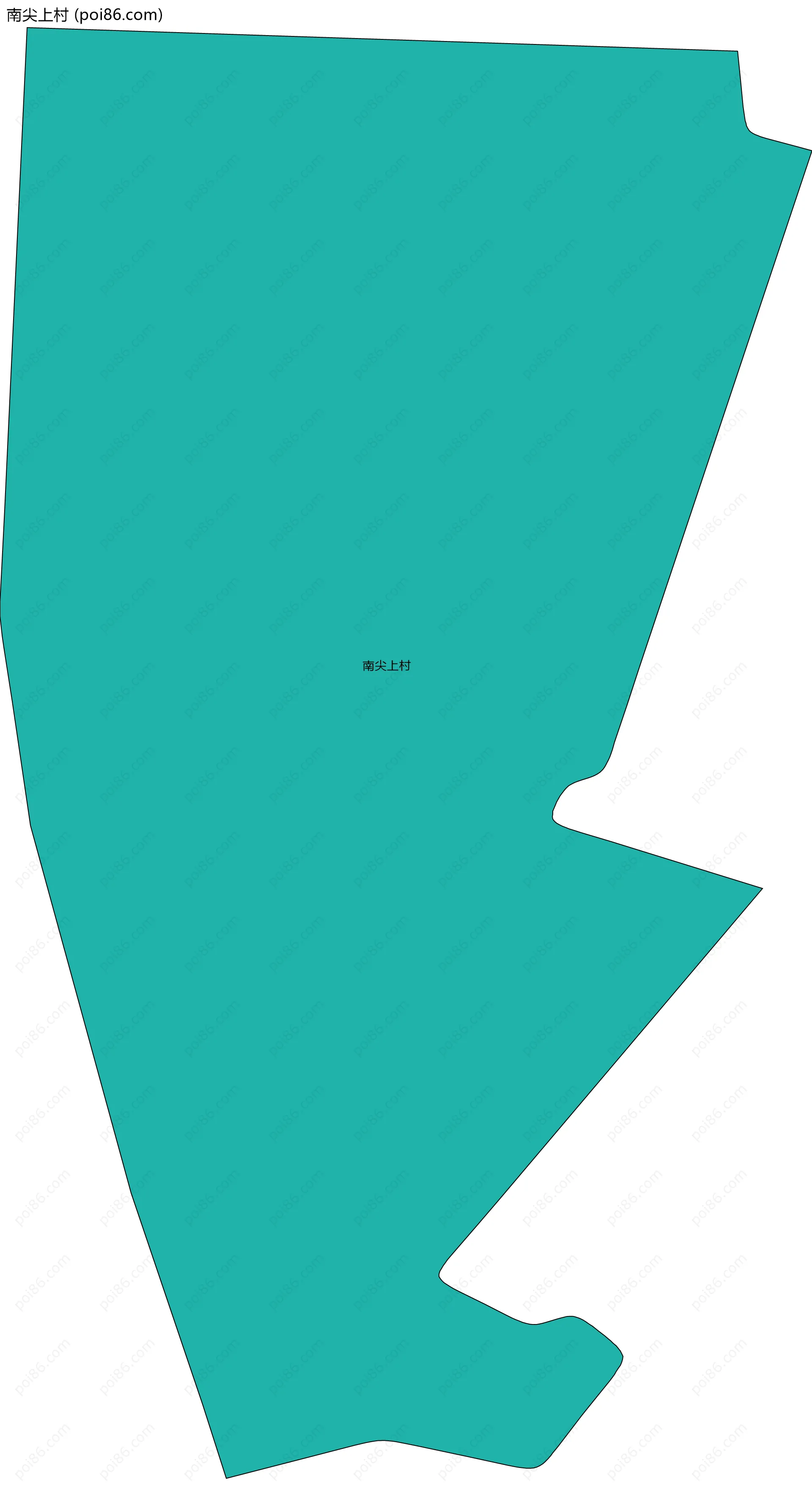 南尖上村边界地图