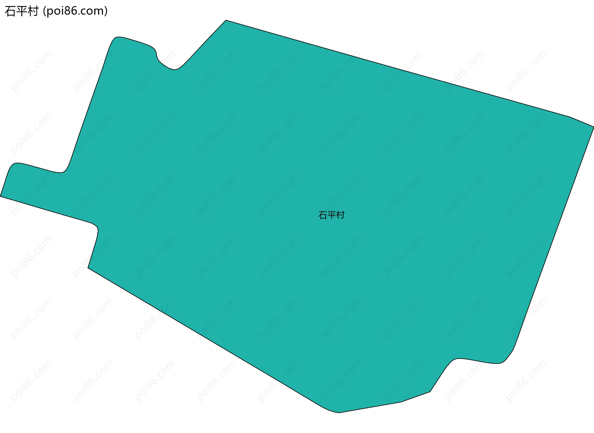 石平村边界地图