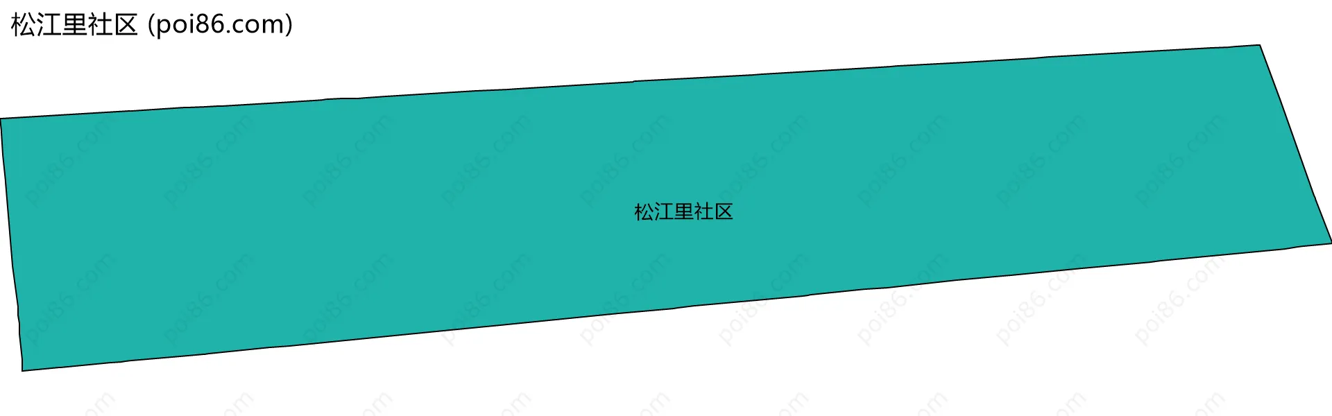 松江里社区边界地图